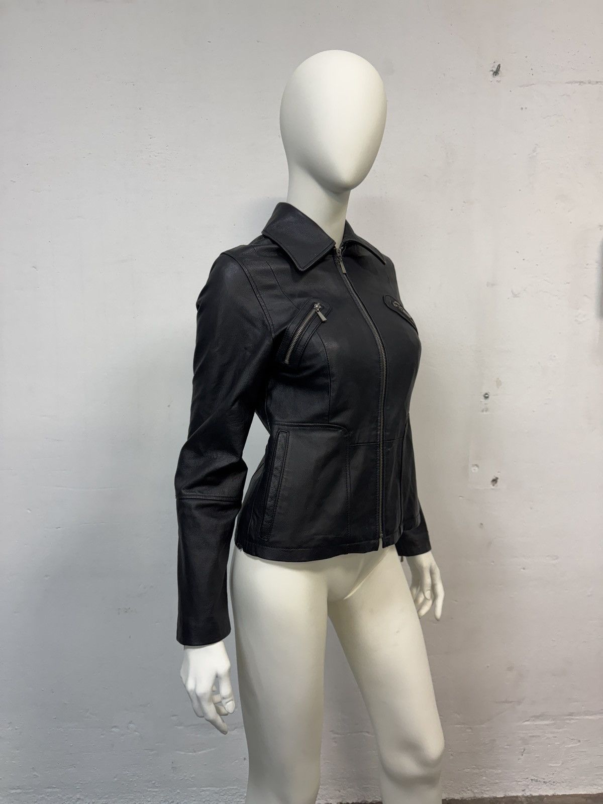 Japanese Brand Vintage Real Leather Avant Garde y2k Jacket Size S / US 4 / IT 40 - 2 Thumbnail