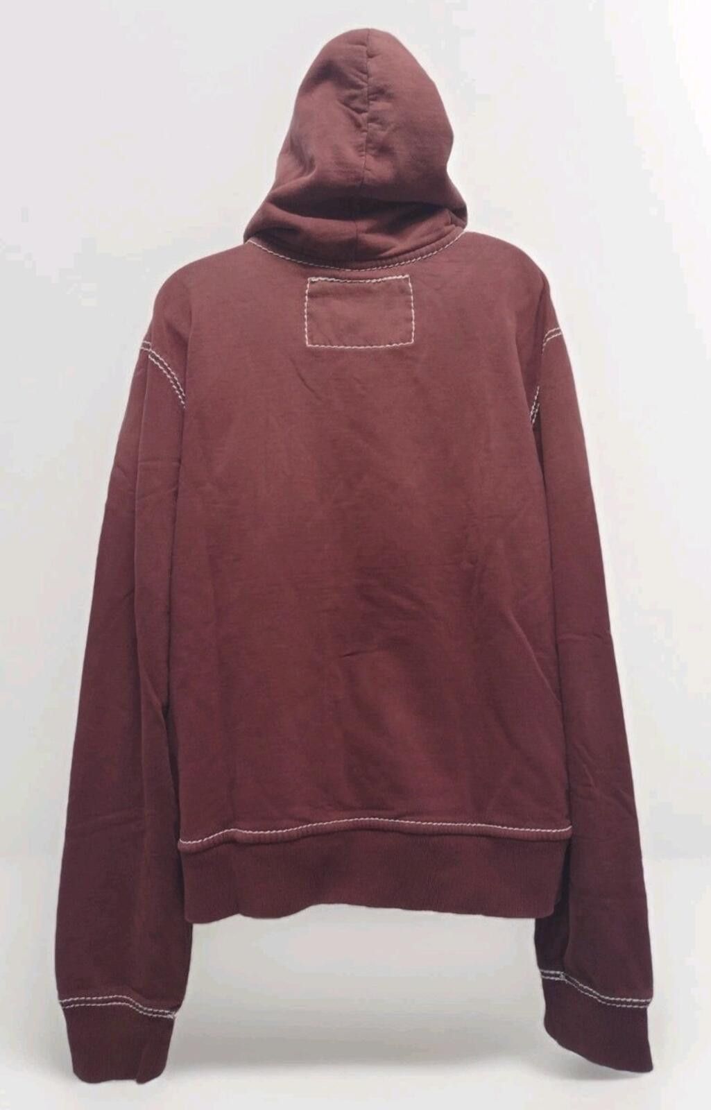 True Religion True Religion XXL Hoodie Red Fade Big Stitch Zip Up RivetY2K Size US XXL / EU 58 / 5 - 4 Thumbnail