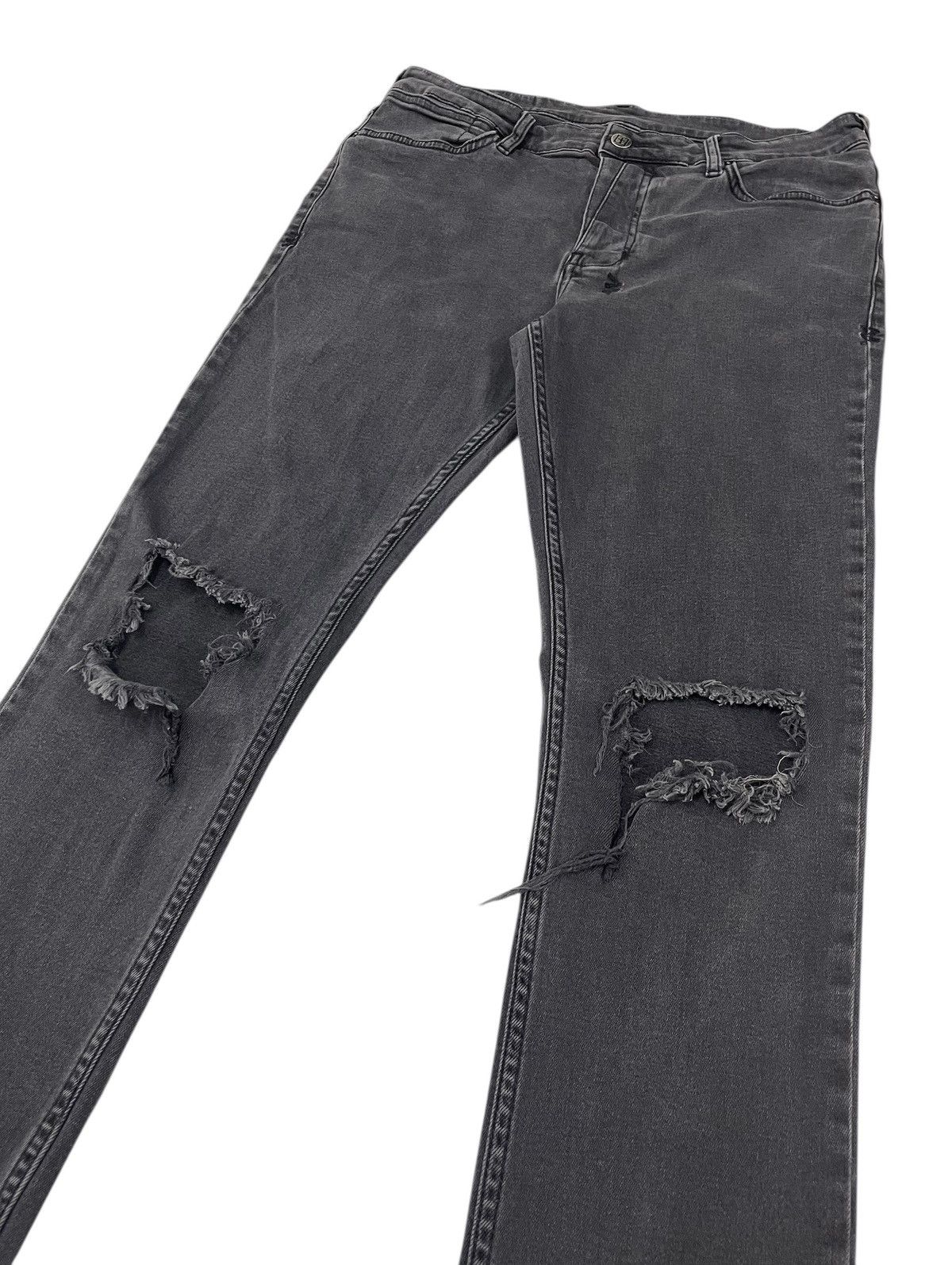 Ksubi Ksubi Skinny Jeans Faded Black Size US 31 - 1 Thumbnail