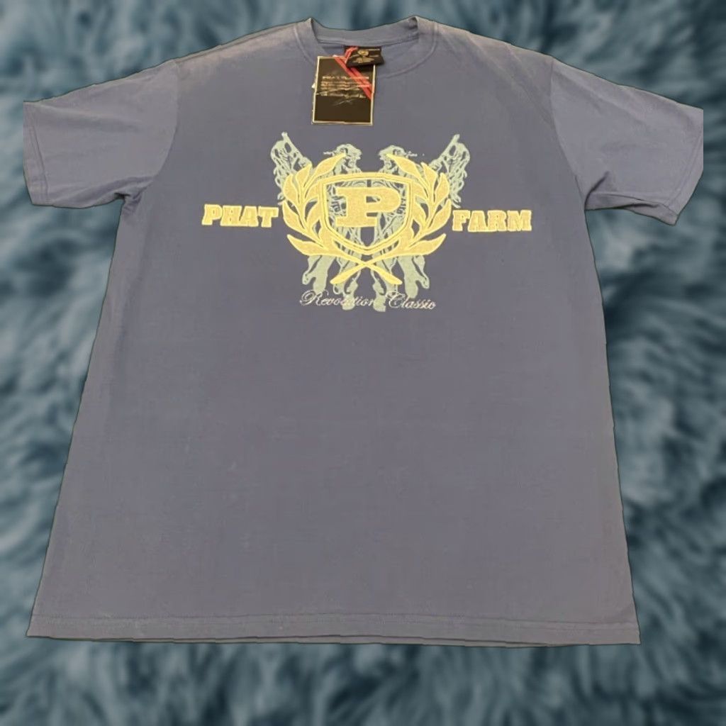 Phat Farm VINTAGE Phat Farm Logo T-Shirt Mens M Blue Hip Hop Skater Grunge Punk Y2K NWT Size US M / EU 48-50 / 2 - 1 Thumbnail