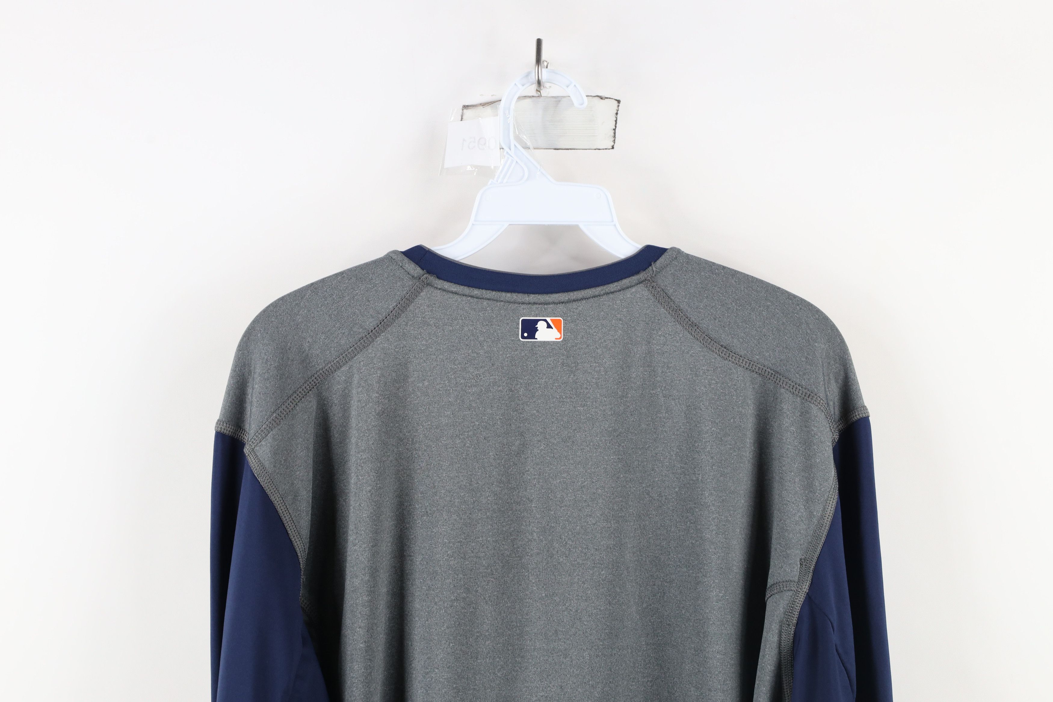 Nike × Vintage Nike Pro Compression Detroit Tigers Long Sleeve T-Shirt Size US XL / EU 56 / 4 - 12 Thumbnail