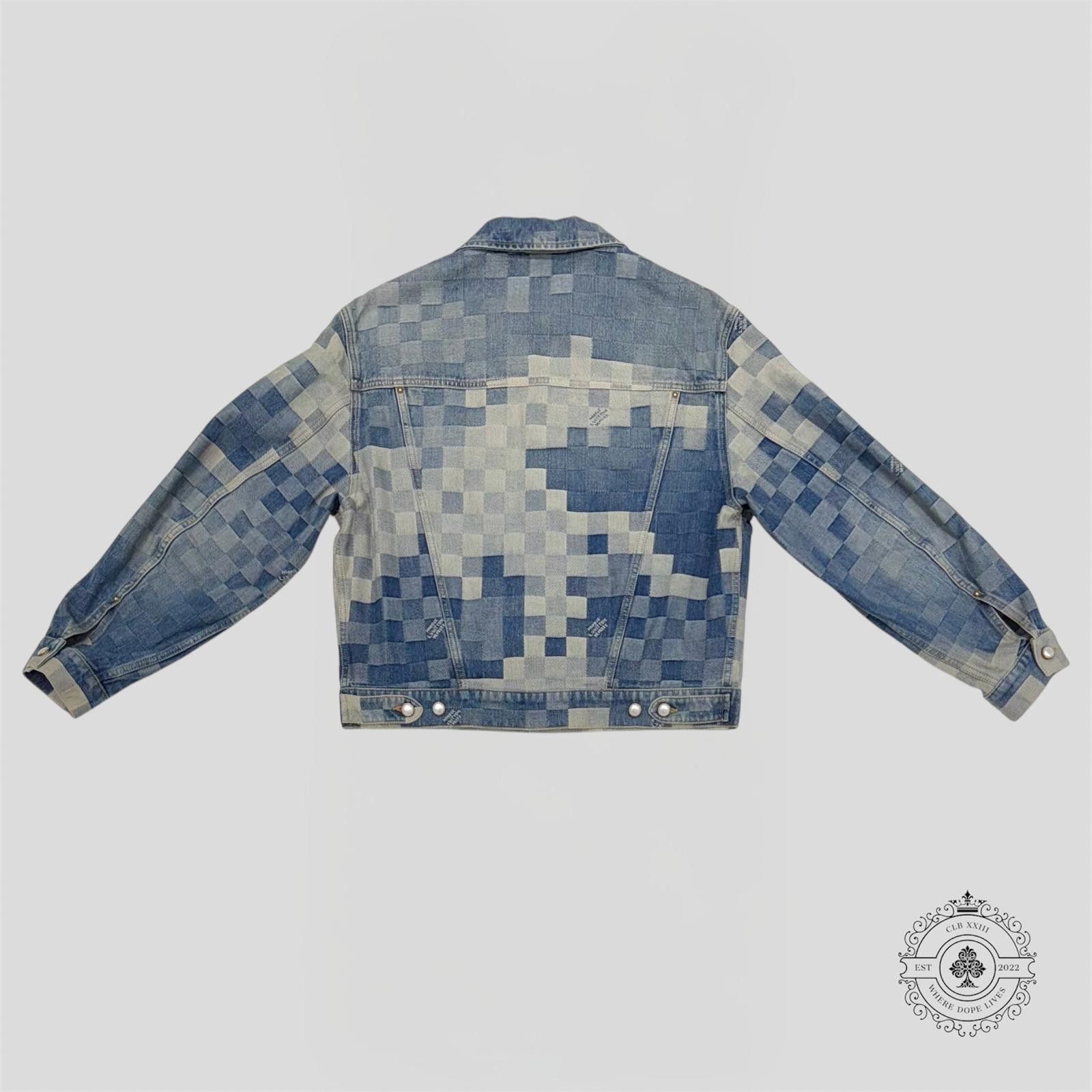 Louis Vuitton Louis Vuitton Damoflage Classic Denim Jacket in Indigo Denim Size US L / EU 52-54 / 3 - 2 Thumbnail