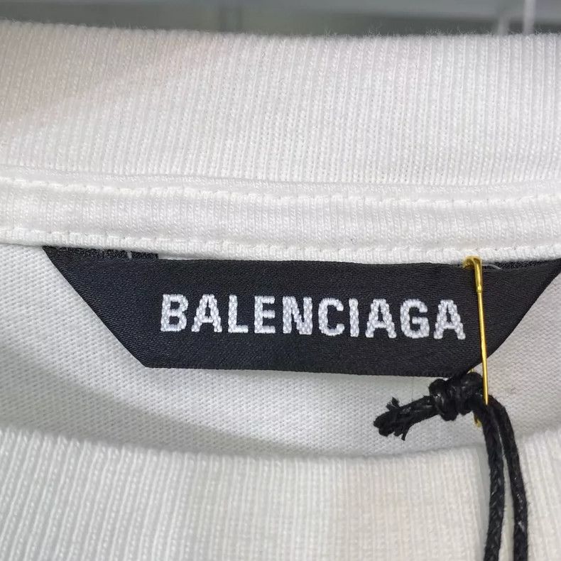 Balenciaga Balenciaga Short Sleeve T-Shirt with Arrow and WiFi Signal Size US XS / EU 42 / 0 - 6 Thumbnail