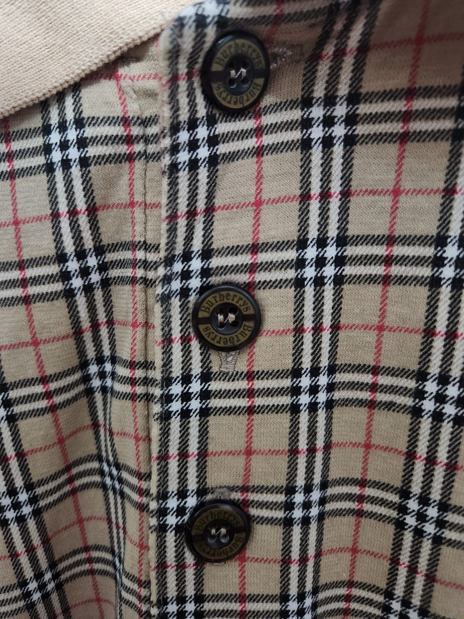 Burberry × Vintage Vintage Burberrys Polo Shirt Checkered Size US M / EU 48-50 / 2 - 7 Thumbnail
