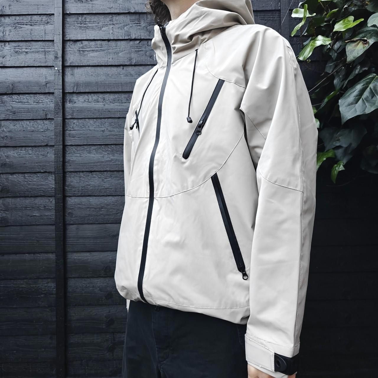 Other Cream Quad Zip Waterproof Shell Jacket Size US M / EU 48-50 / 2 - 3 Thumbnail