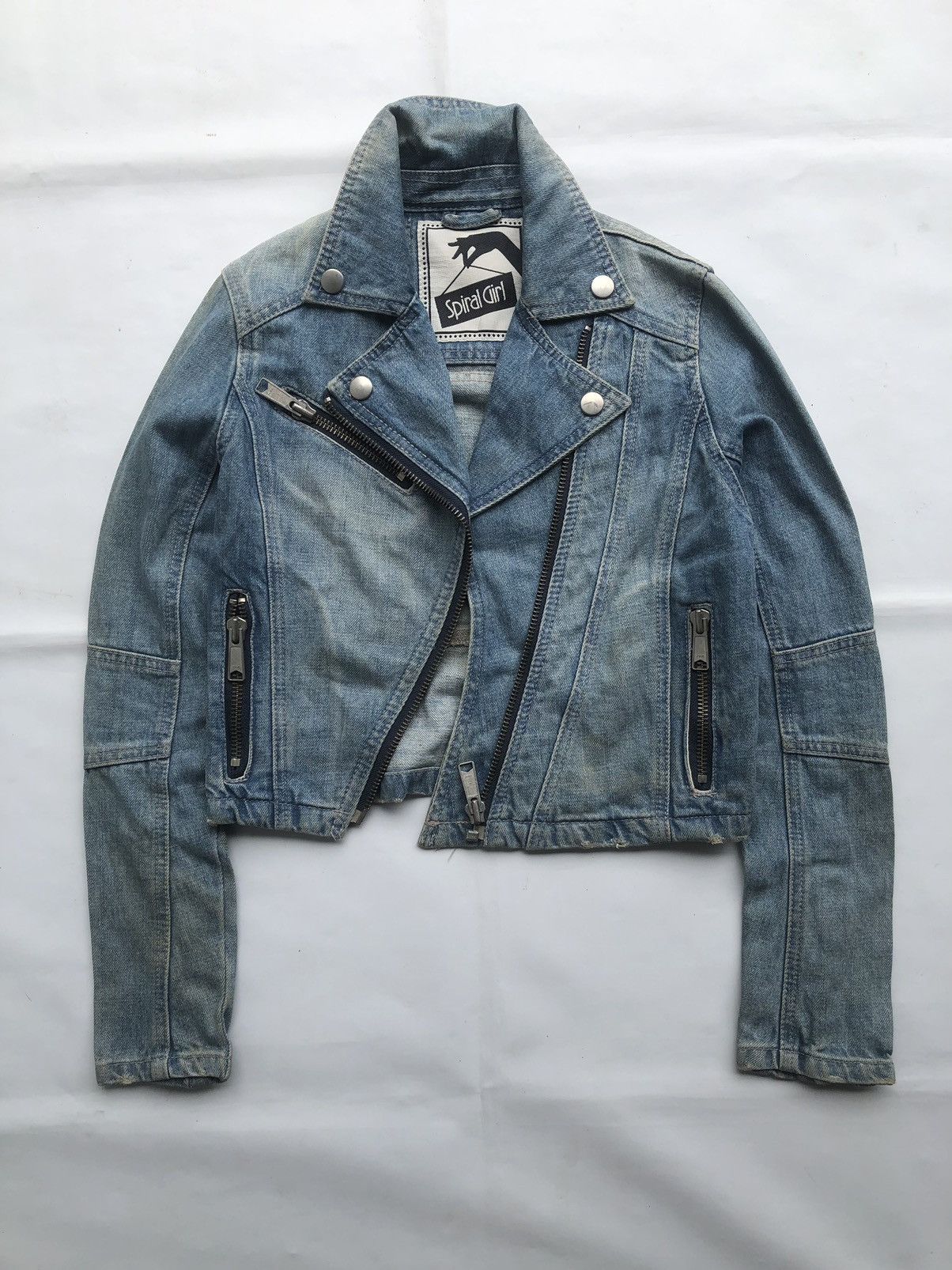 If Six Was Nine Spiral Girl Studed Zipper Jeans Jacket Number Nine LGB Style Size US M / EU 48-50 / 2 - 2 Thumbnail