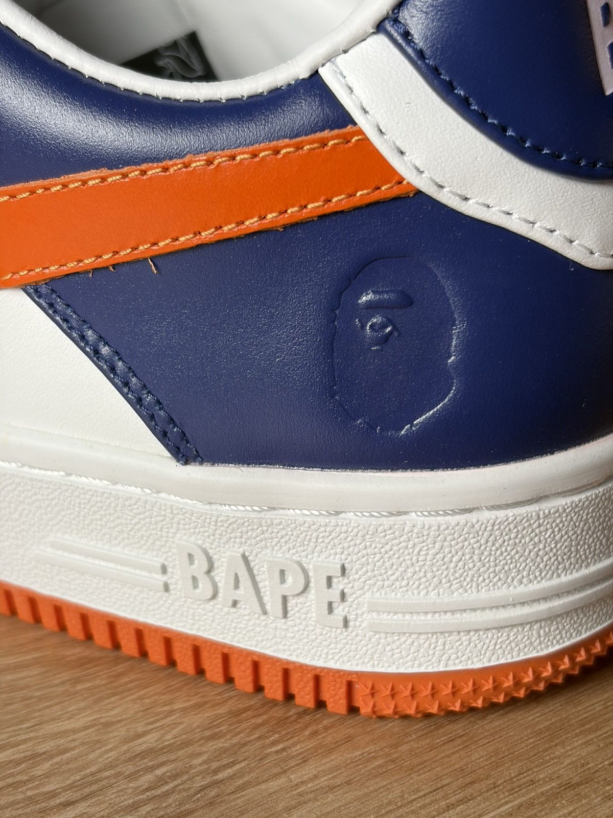 Bape A Bathing Ape Bape Sta #3 M2 White Blue Orange US 7 Size US 7 / EU 40 - 19 Thumbnail