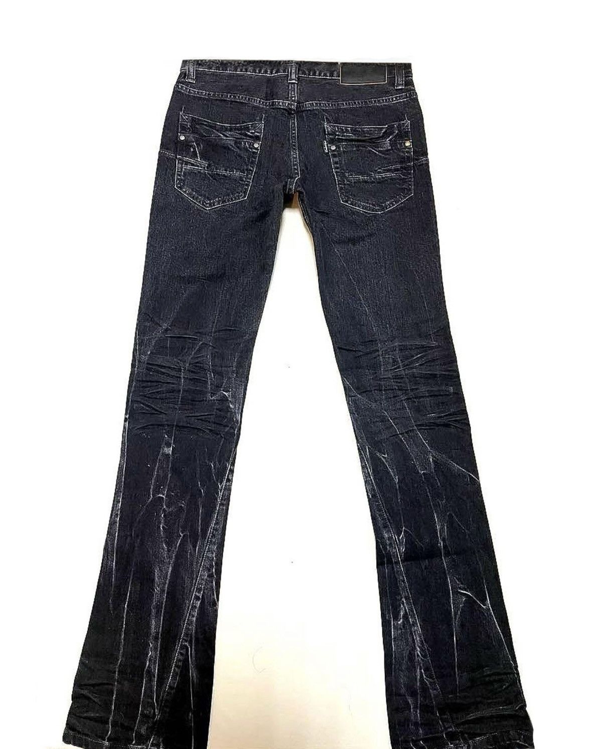 If Six Was Nine × Japanese Brand × Tornado Mart 00s Tornado Mart waxed bootcut jeans Size US 32 / EU 48 - 2 Thumbnail