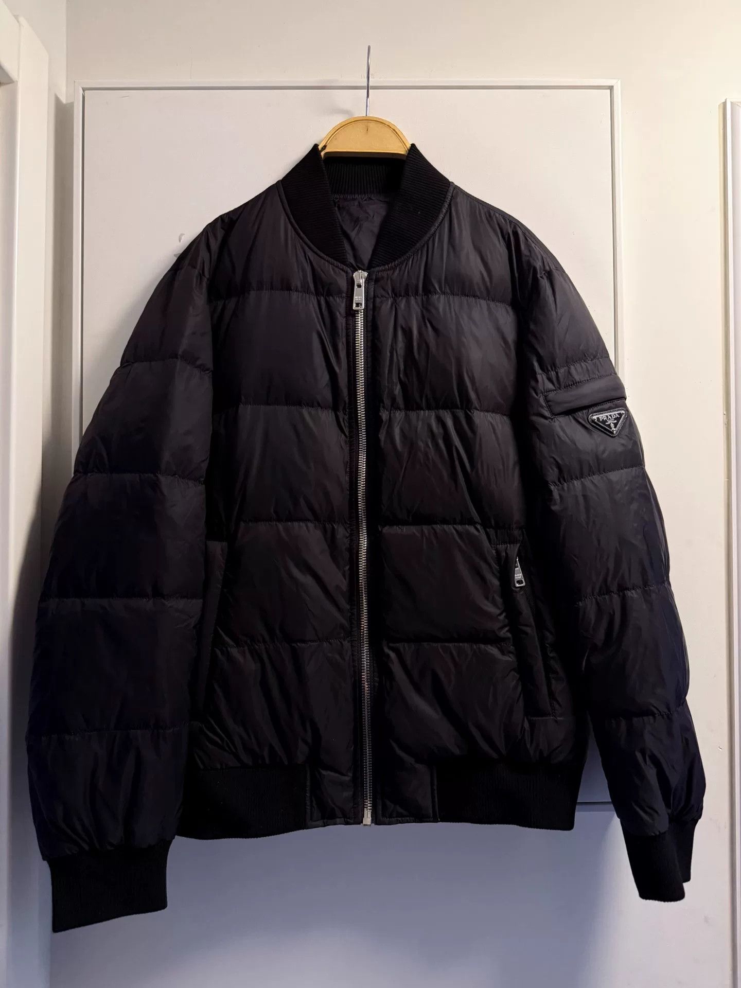 Prada Prada Men’s Down Baseball Jacket Size US M / EU 48-50 / 2 - 1 Thumbnail