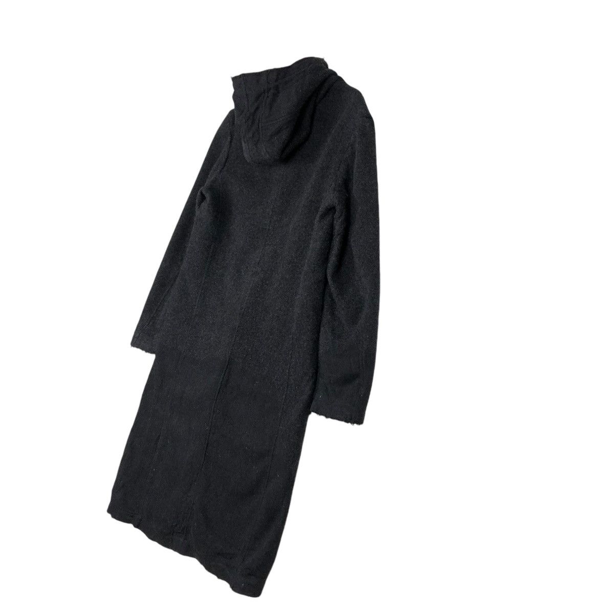 Ground Y 🔥RICH BLACK MOHAIR WOOL LONG JACKET GROUNDY YOHJI YAMAMOTO Size US M / EU 48-50 / 2 - 13 Thumbnail