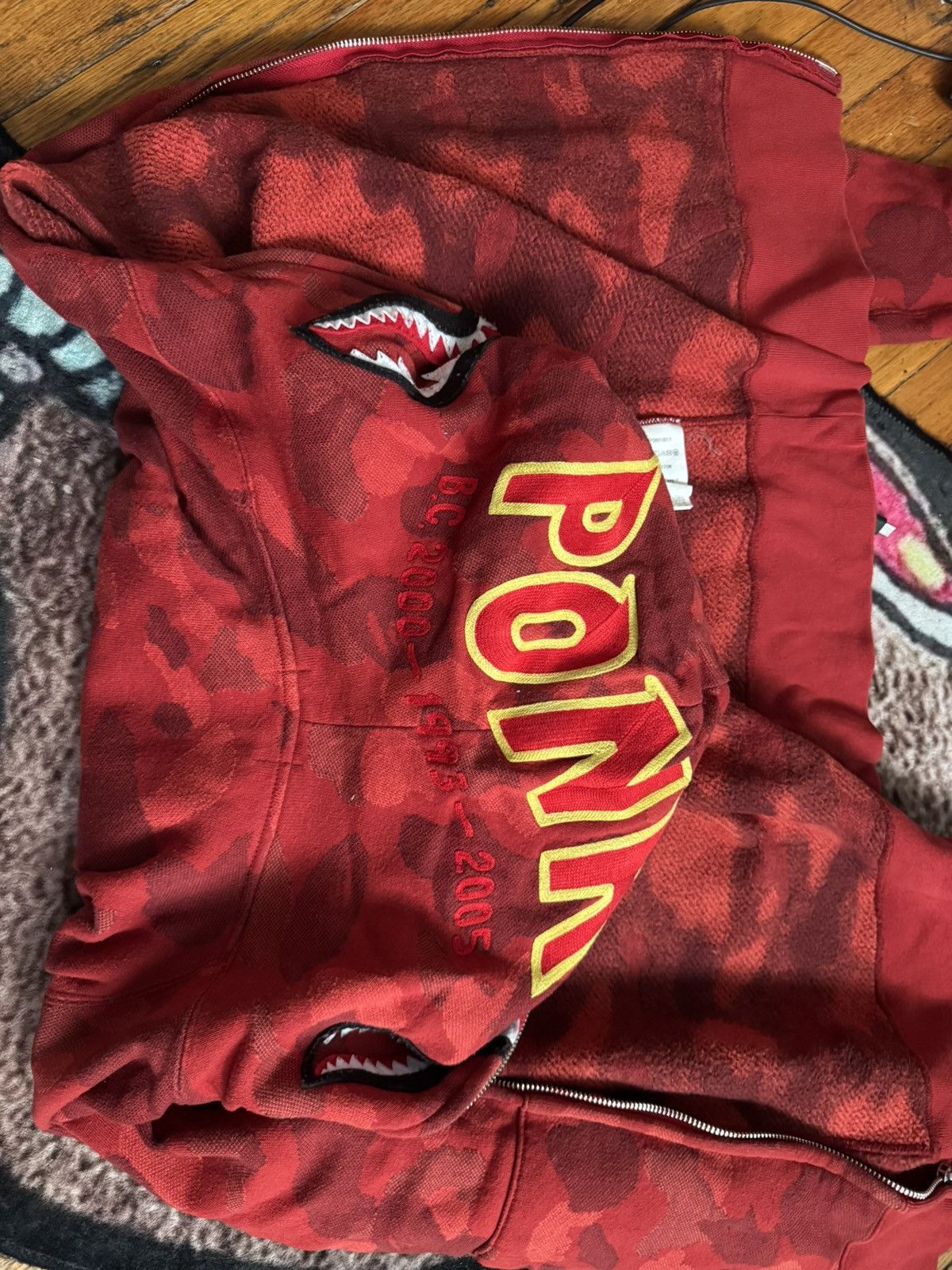 Bape OG BAPE SHARK PONR ZIP UP Size US L / EU 52-54 / 3 - 2 Thumbnail