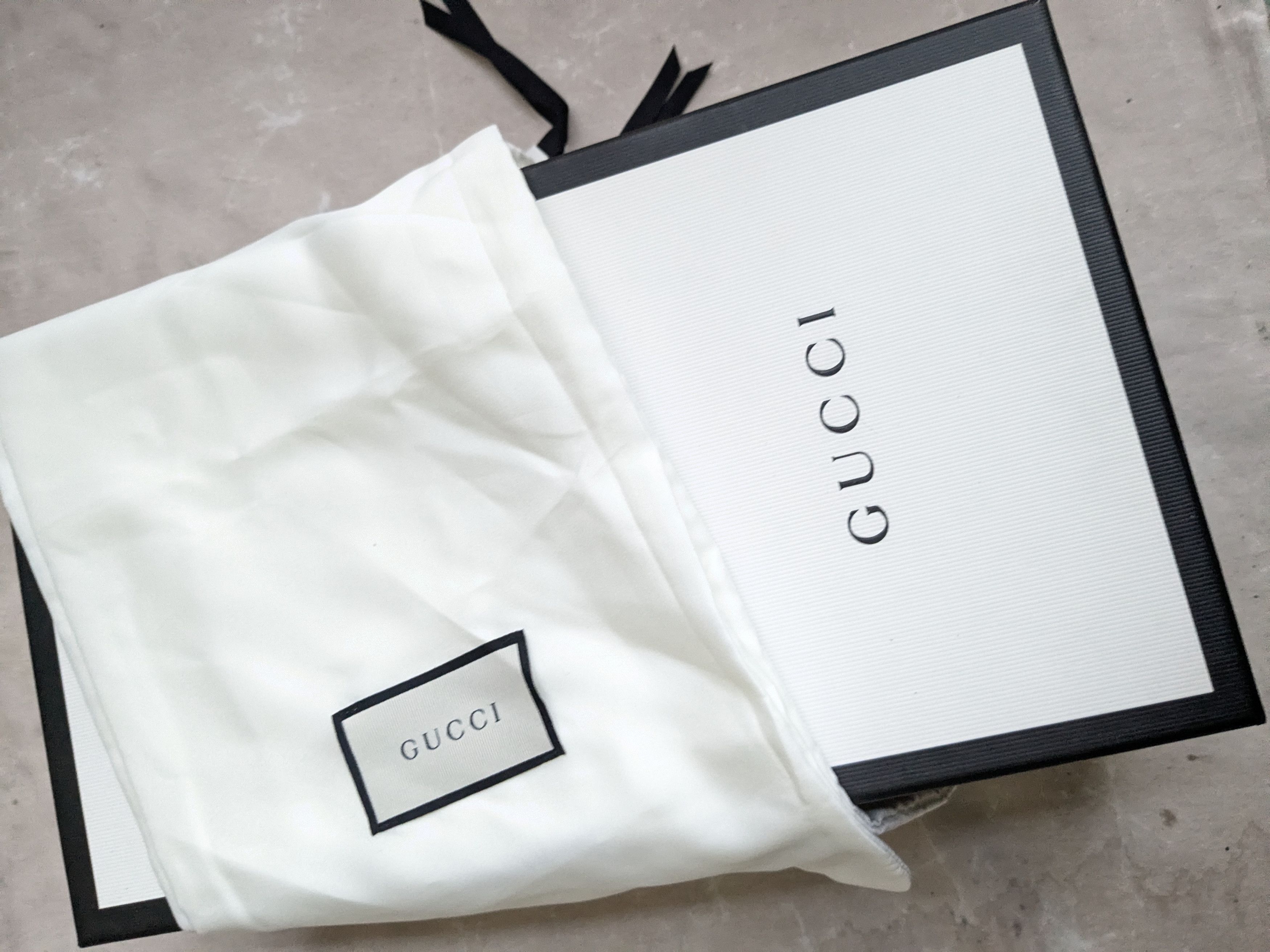 Gucci Gucci Ace Sneakers White 13.5 Red Low Tops Canvas Logo GG Size US 13 / EU 46 - 18 Thumbnail