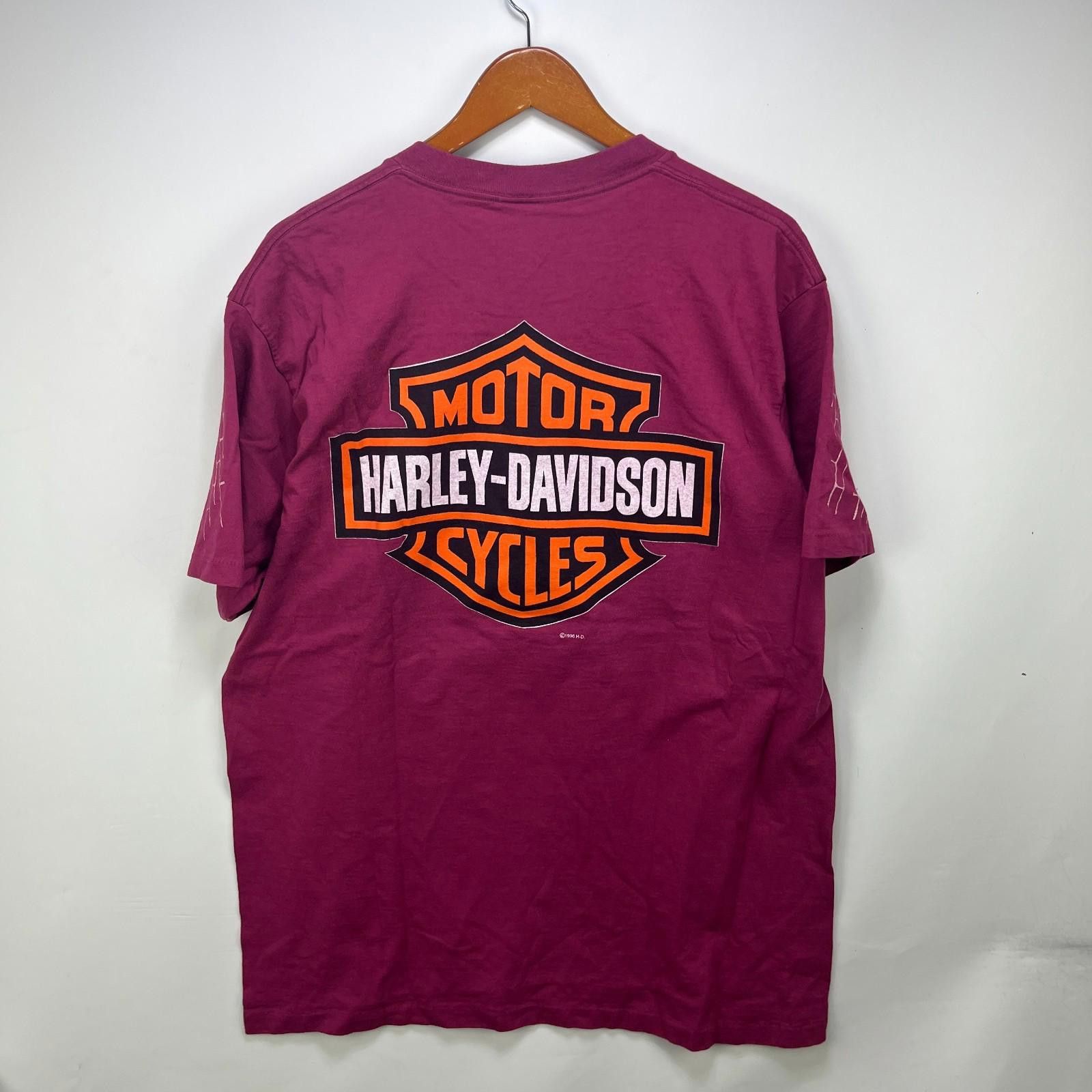 Harley Davidson Vintage 1995 Harley Davidson AOP All Over Print T Shirt 2XL Size US XXL / EU 58 / 5 - 8 Thumbnail