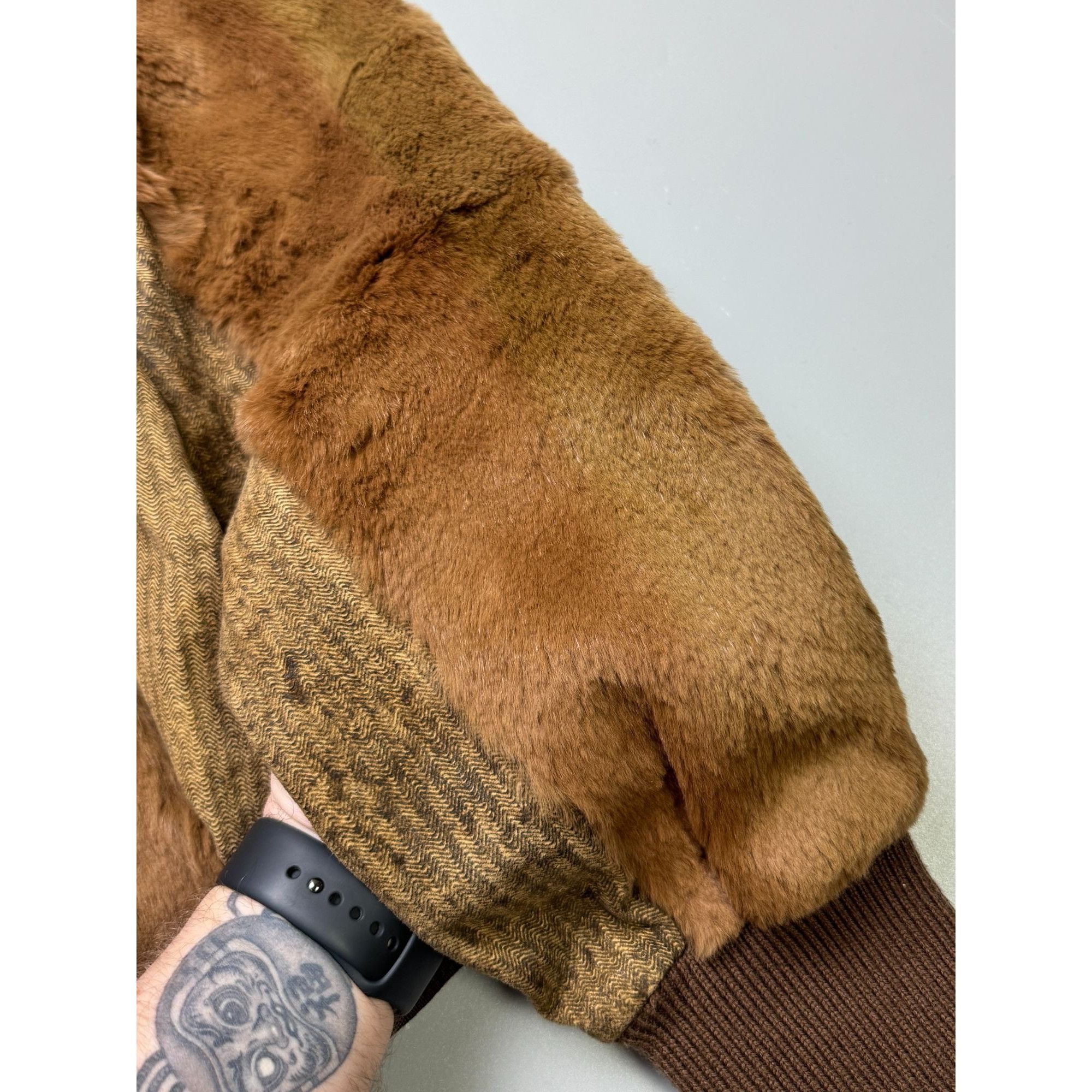 Versace Jeans Couture Versace Jeans Couture Rabbit Fur Coat (Y1126) Size L / US 10 / IT 46 - 5 Thumbnail