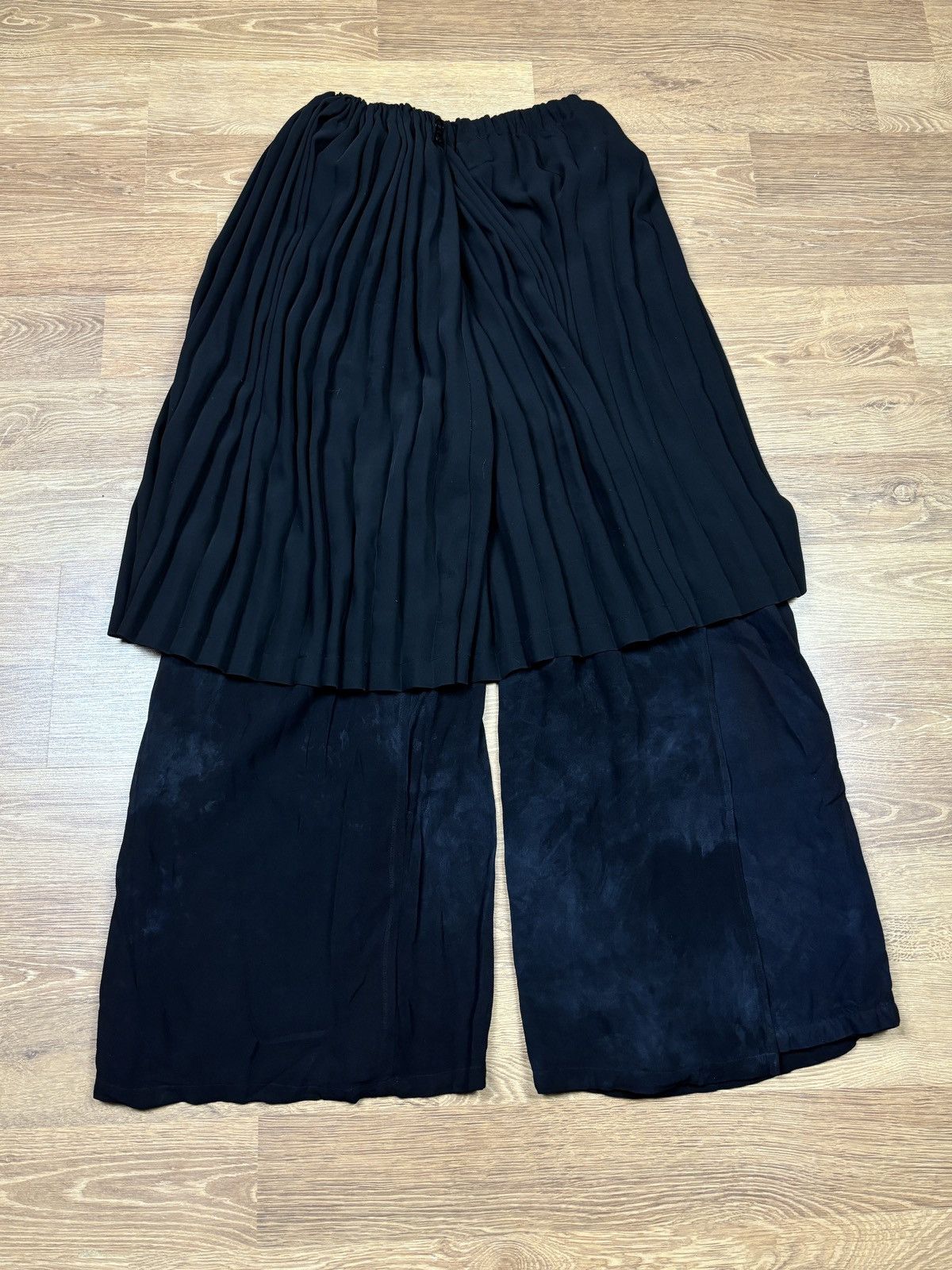 Issey Miyake Issey Miyake Layered Pleated Skirt Trousers Size 28" / US 6 / IT 42 - 3 Thumbnail