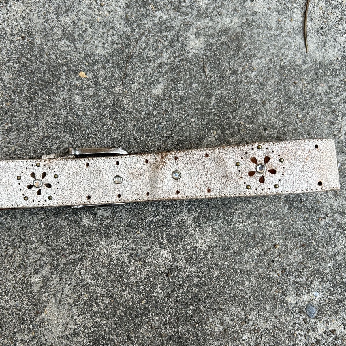 Vintage Vintage studded leather belt (Ka-pi-tal Style) Size ONE SIZE - 7 Thumbnail