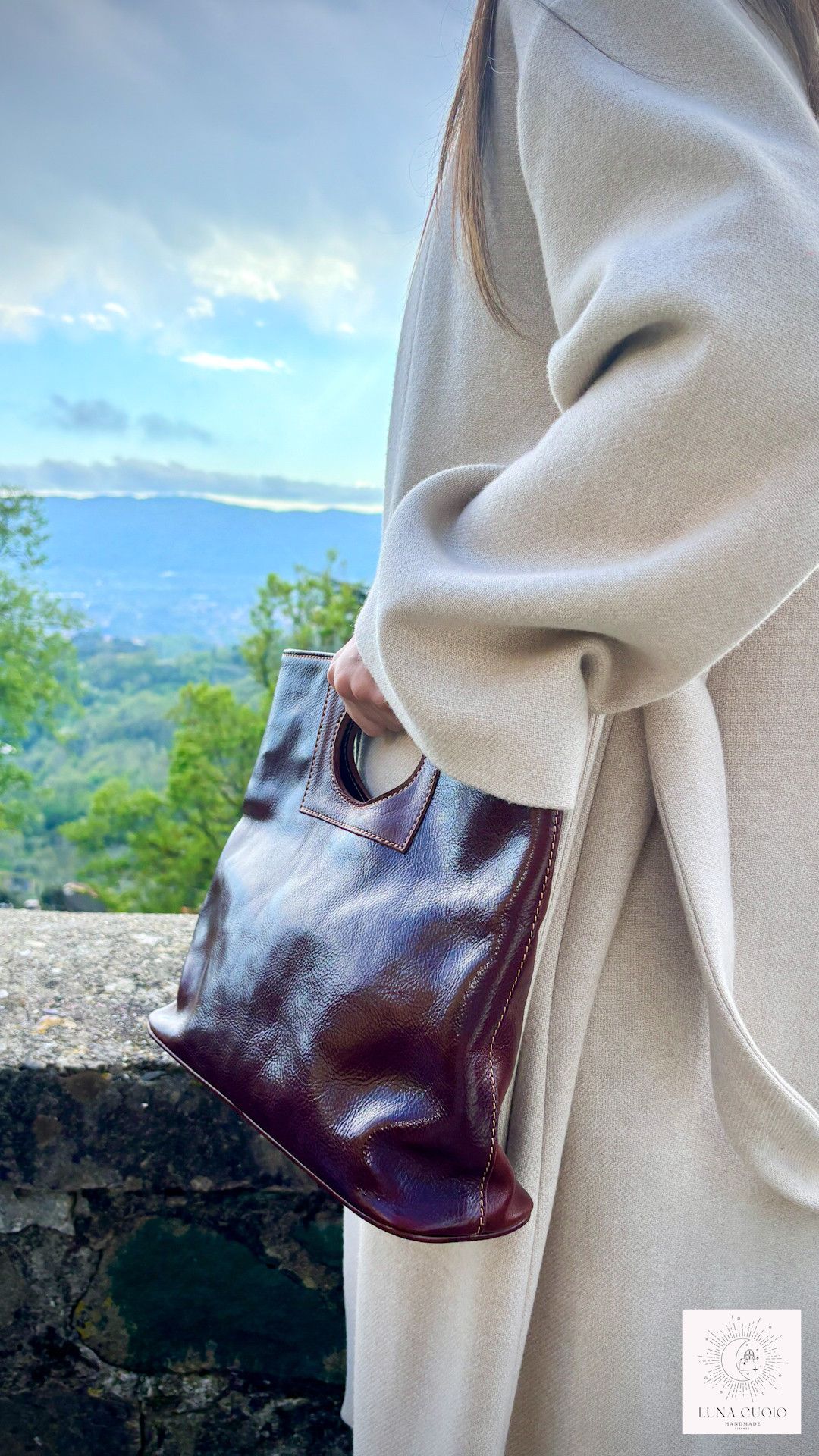 Vera Pelle Italian Handmade Leather Bag for Women Size ONE SIZE - 1 Thumbnail