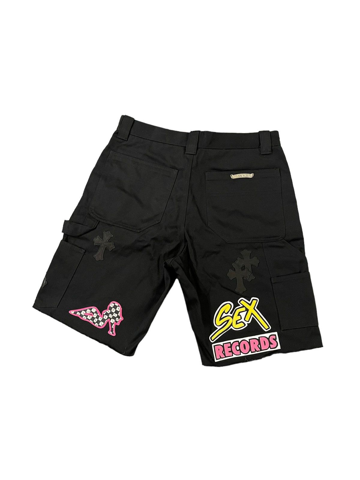 Chrome Hearts 1/5 Matty Boy Patch & Cross Patch Carpenter Shorts Size US 32 / EU 48 - 11 Thumbnail