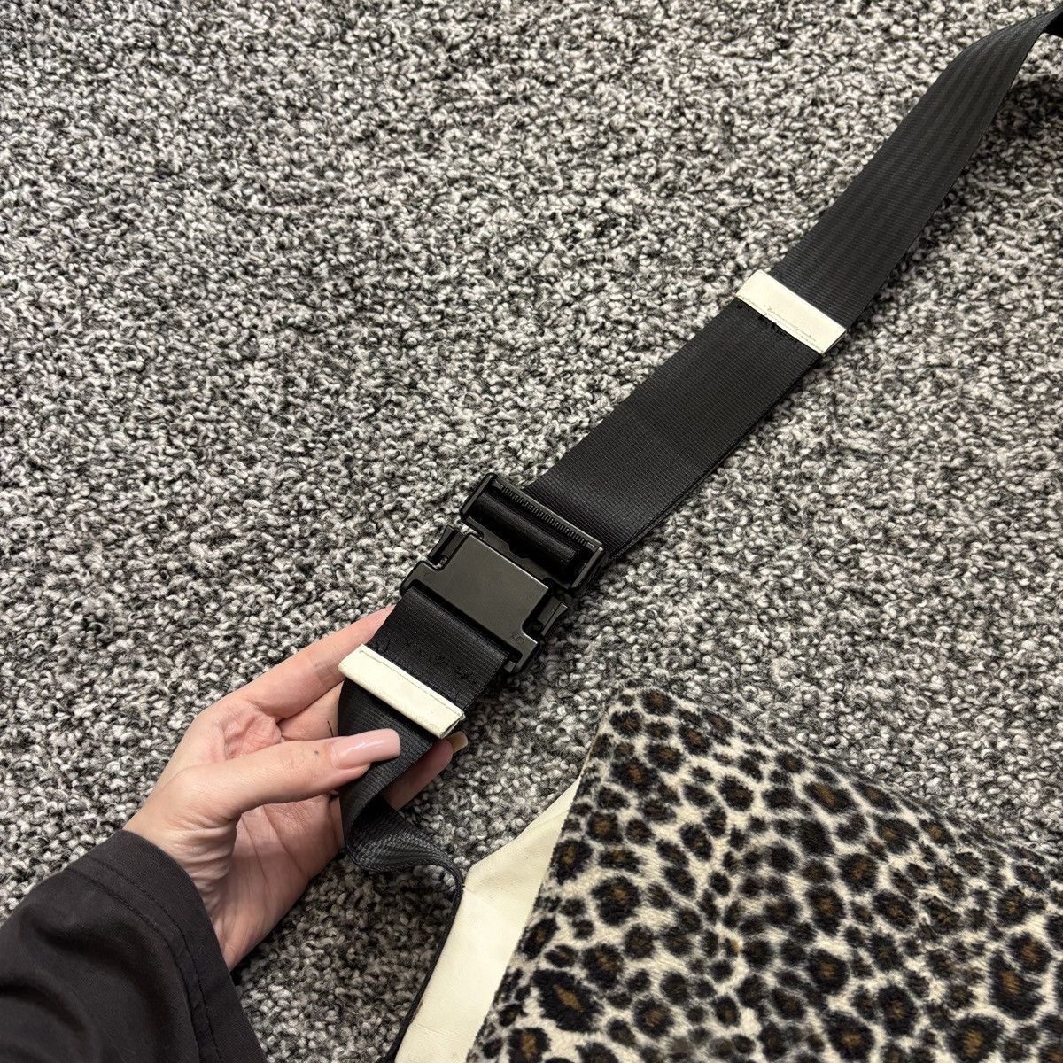 Other upcycled unique leopard bag Size ONE SIZE - 4 Thumbnail