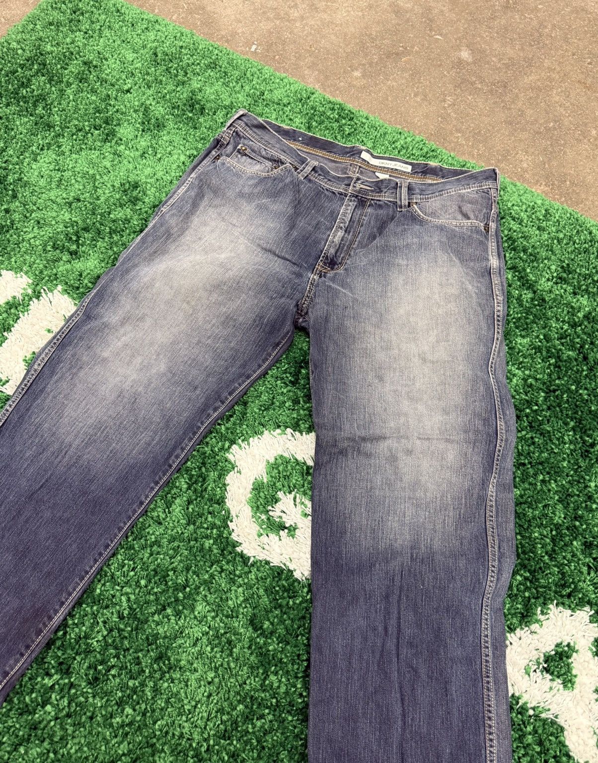 DKNY × Vintage y2k Vintage DKNY Classic Blue Denim Jeans Sz. 38 Size US 38 / EU 54 - 2 Thumbnail