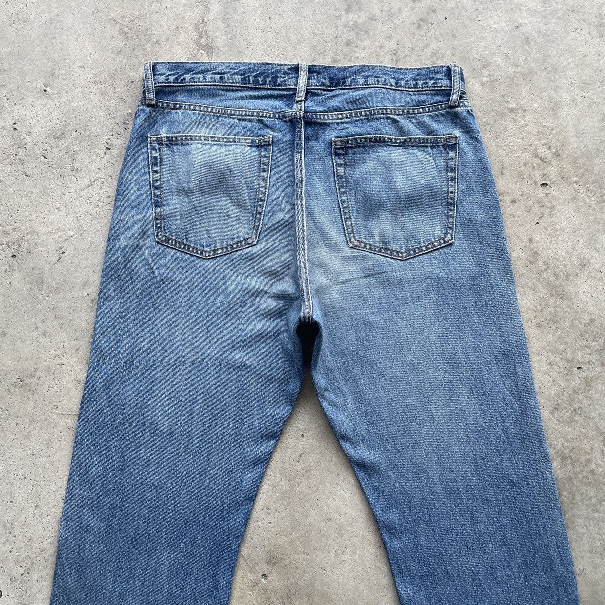 Japanese Brand Vintage Japanese Faded Jeans Denim Pants Distressed W35x31 Size US 35 - 8 Thumbnail