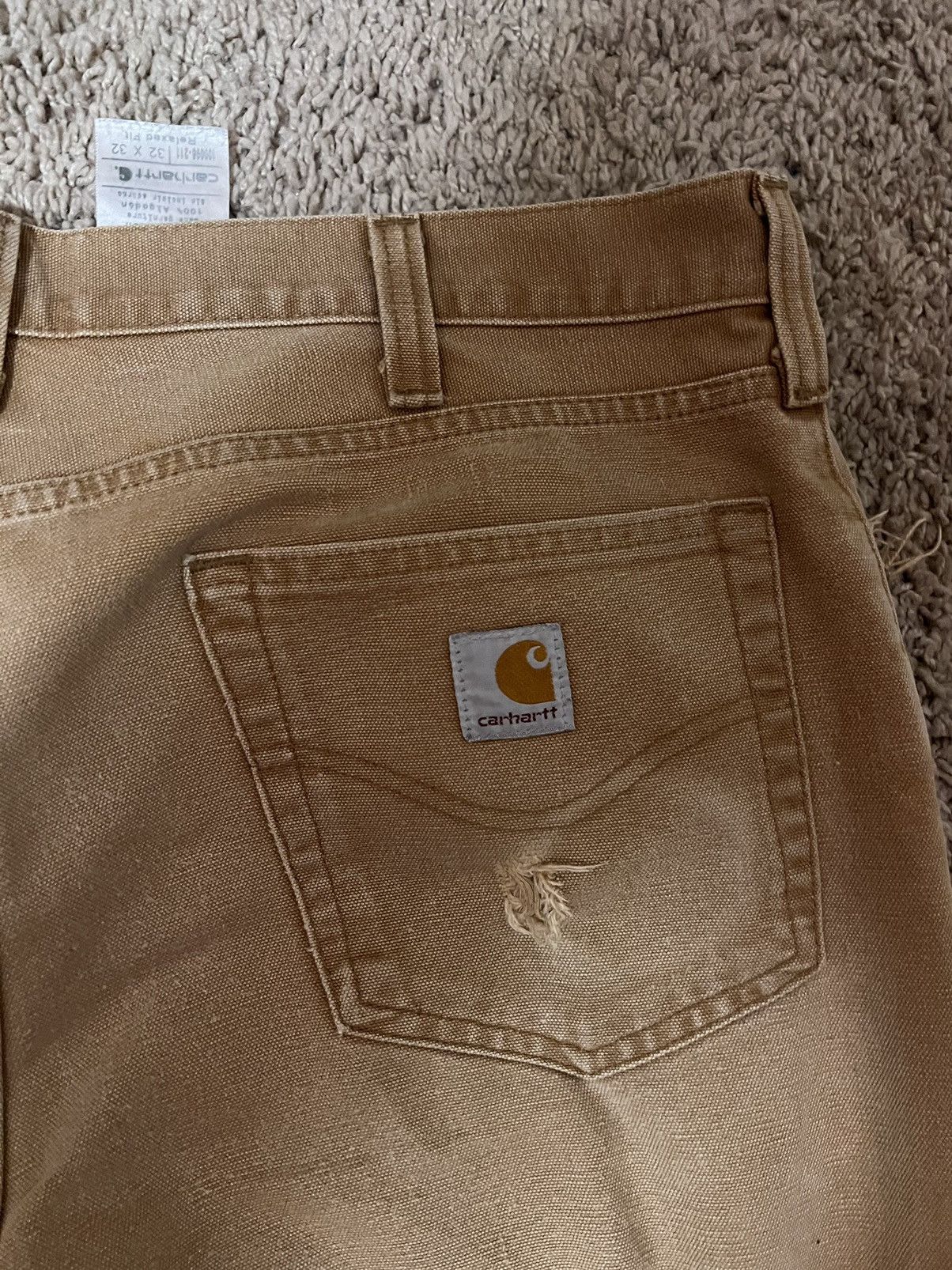 Carhartt Vintage Carhartt khaki carpenter pants Size US 32 / EU 48 - 3 Thumbnail
