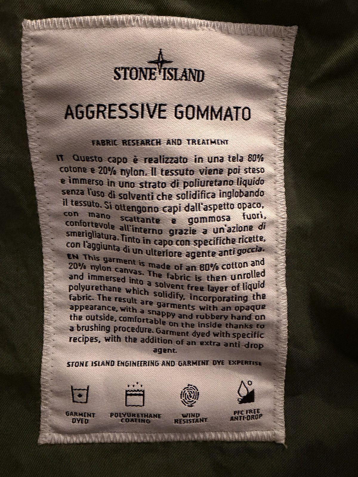 Stone Island Gommato aggressive stone island Size US M / EU 48-50 / 2 - 7 Thumbnail