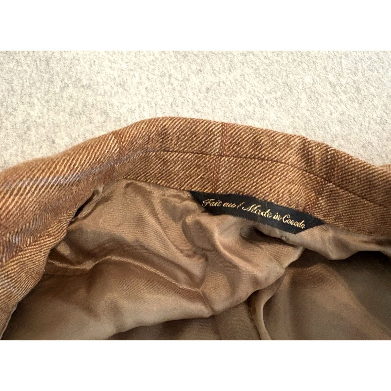 Loro Piana VINTAGE Barneys New York Blazer Jacket 42L Brown Cashmere 3-Button Long Mens 90s/Holes Size 42R - 5 Thumbnail