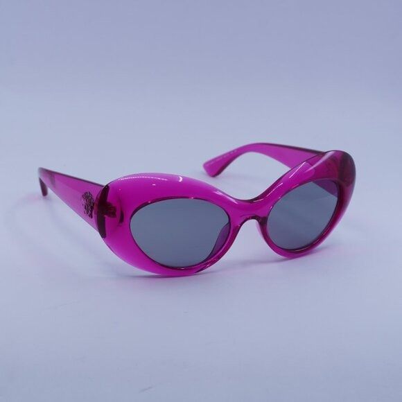 Versace Versace VE4456U 533487 Sunglasses Pink Oval Frame Size ONE SIZE - 5 Thumbnail
