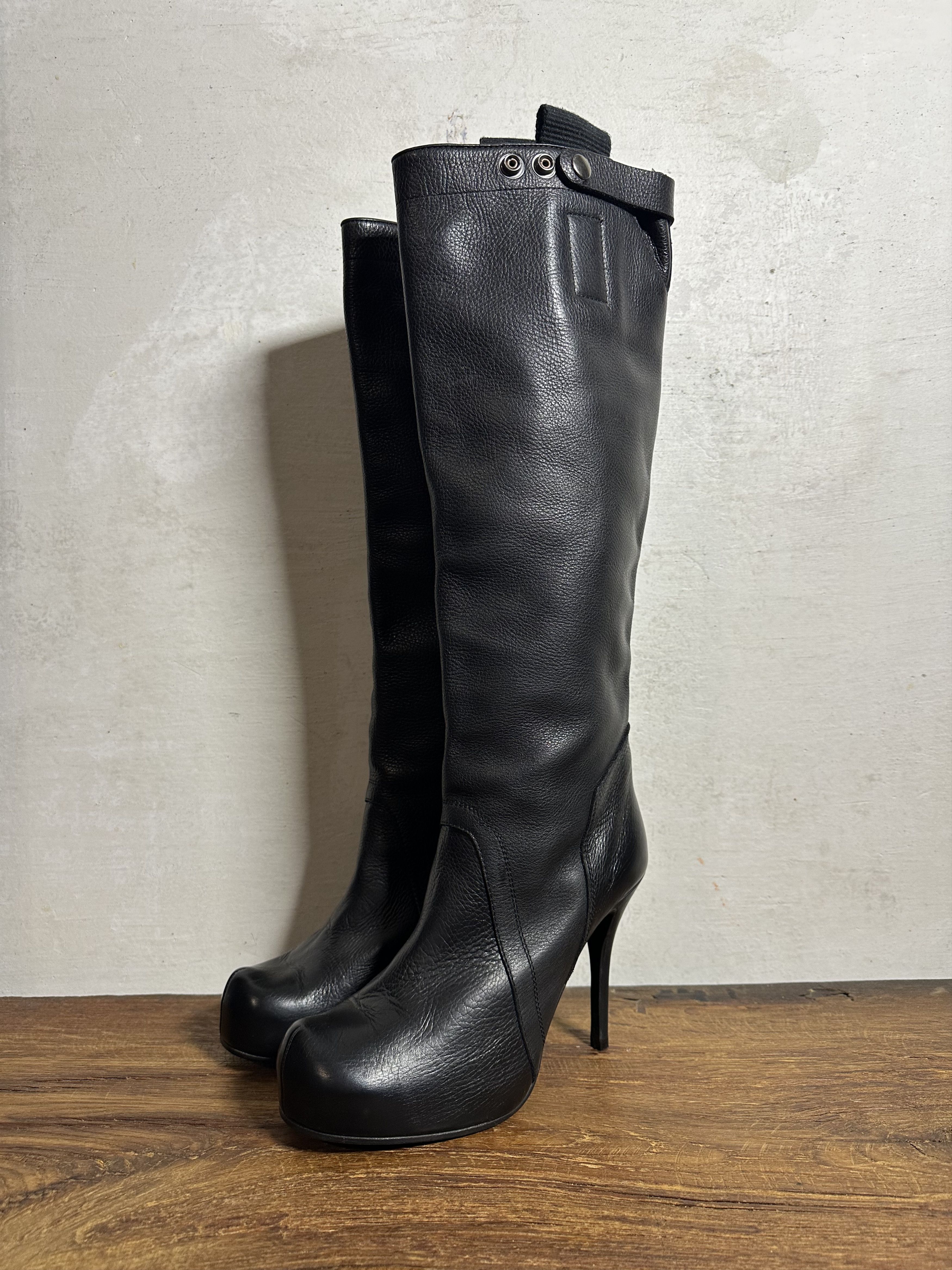 Rick Owens RARE Rick Owens PLINTH FW13 High Heeled Boots Size US 9 / IT 39 - 3 Thumbnail