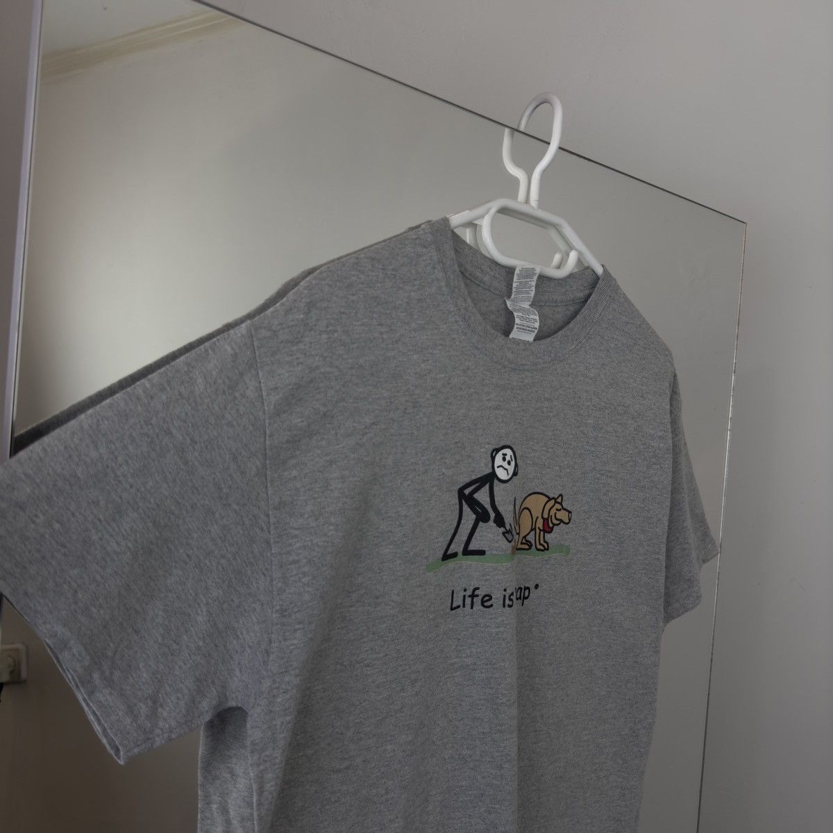Vintage Life Is Crap Vintage T-shirt Crazy Style Humor Y2K Size US M / EU 48-50 / 2 - 4 Thumbnail