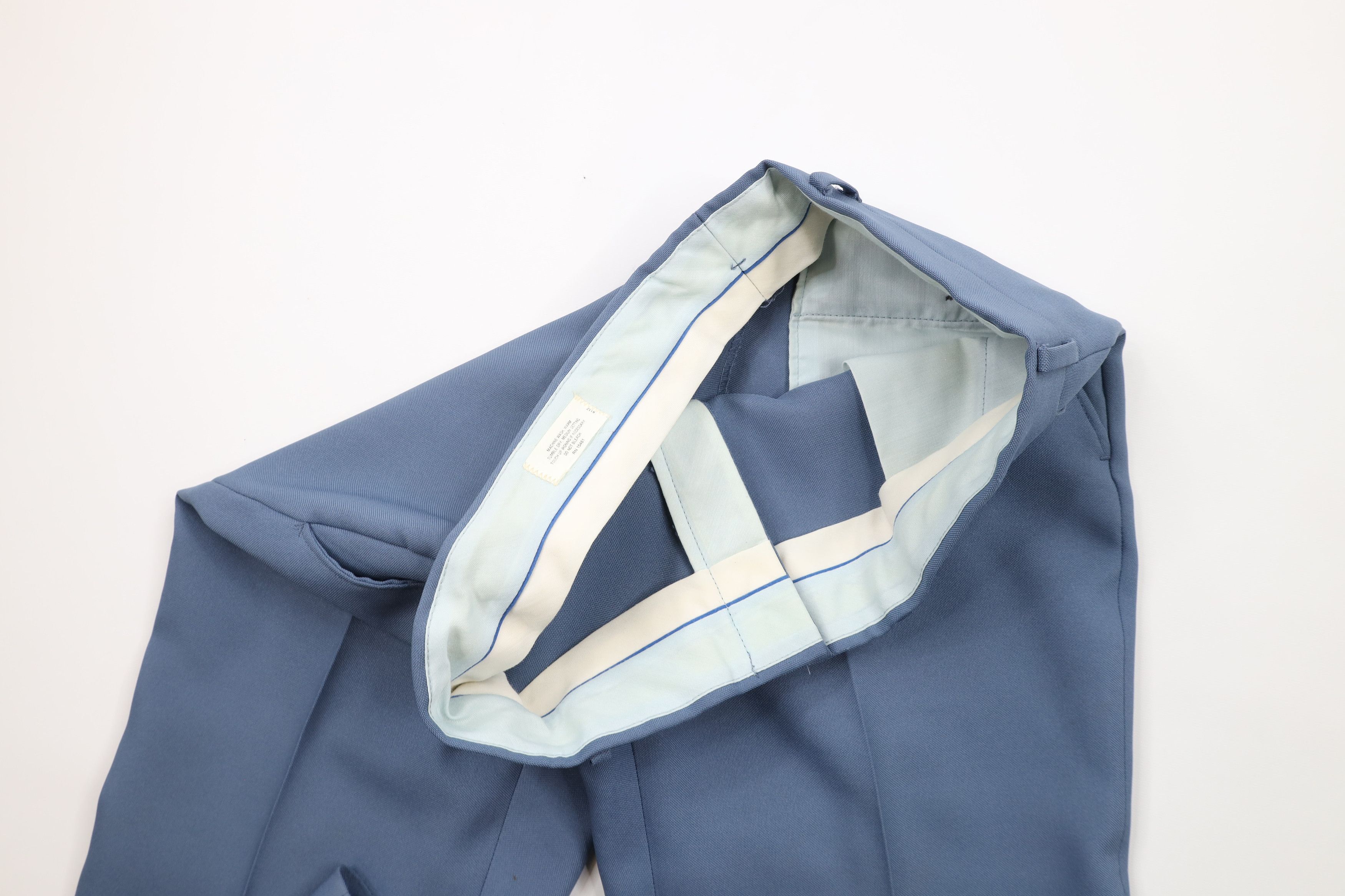 Vintage Vintage 70s Distressed 2 Piece Suit Jacket Bell Bottoms Size 40R - 9 Thumbnail