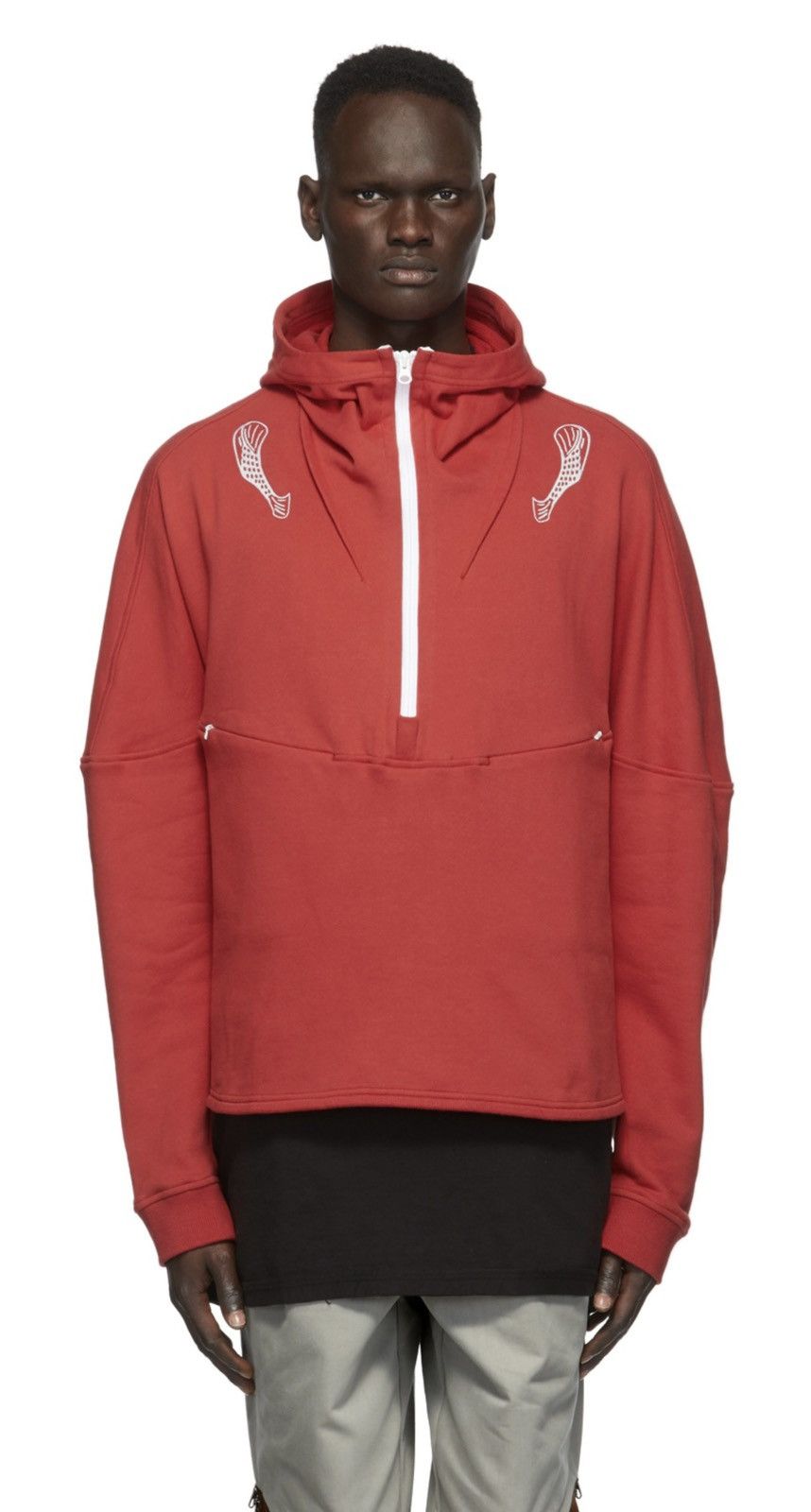 Kiko Kostadinov Kiko Kostadinov Red Bindra Hoodie Size US XL / EU 56 / 4 - 11 Thumbnail