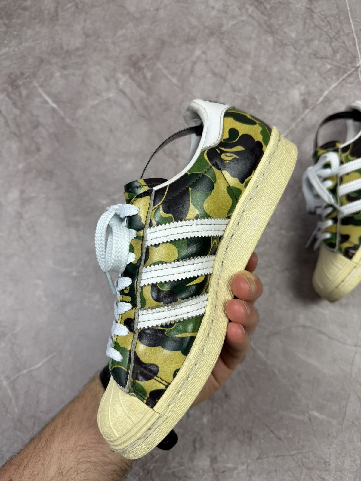 Adidas × Bape Adidas Superstar Bape ABC Camo Green A Bathing Ape Size Size US 6 / IT 36 - 11 Thumbnail