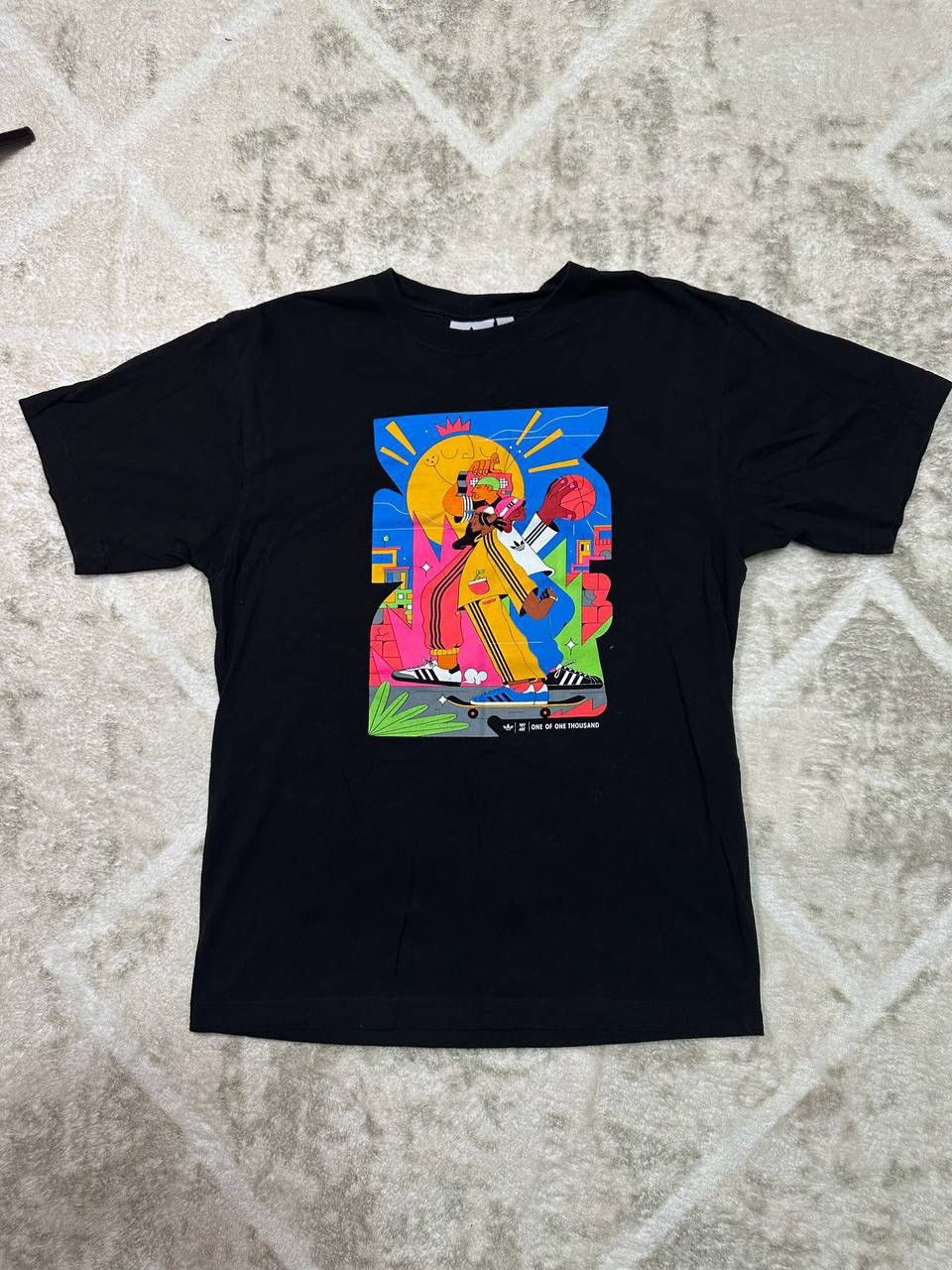 Adidas Adidas YAY ABE 'One Of One Thousand' T-Shirt Size US S / EU 44-46 / 1 - 1 Thumbnail