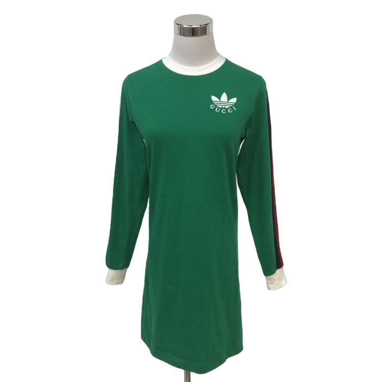 Gucci Gucci x Adidas Logo Long Sleeve T-Shirt Size XXS Size XXS / US 00 / IT 34 - 1 Thumbnail