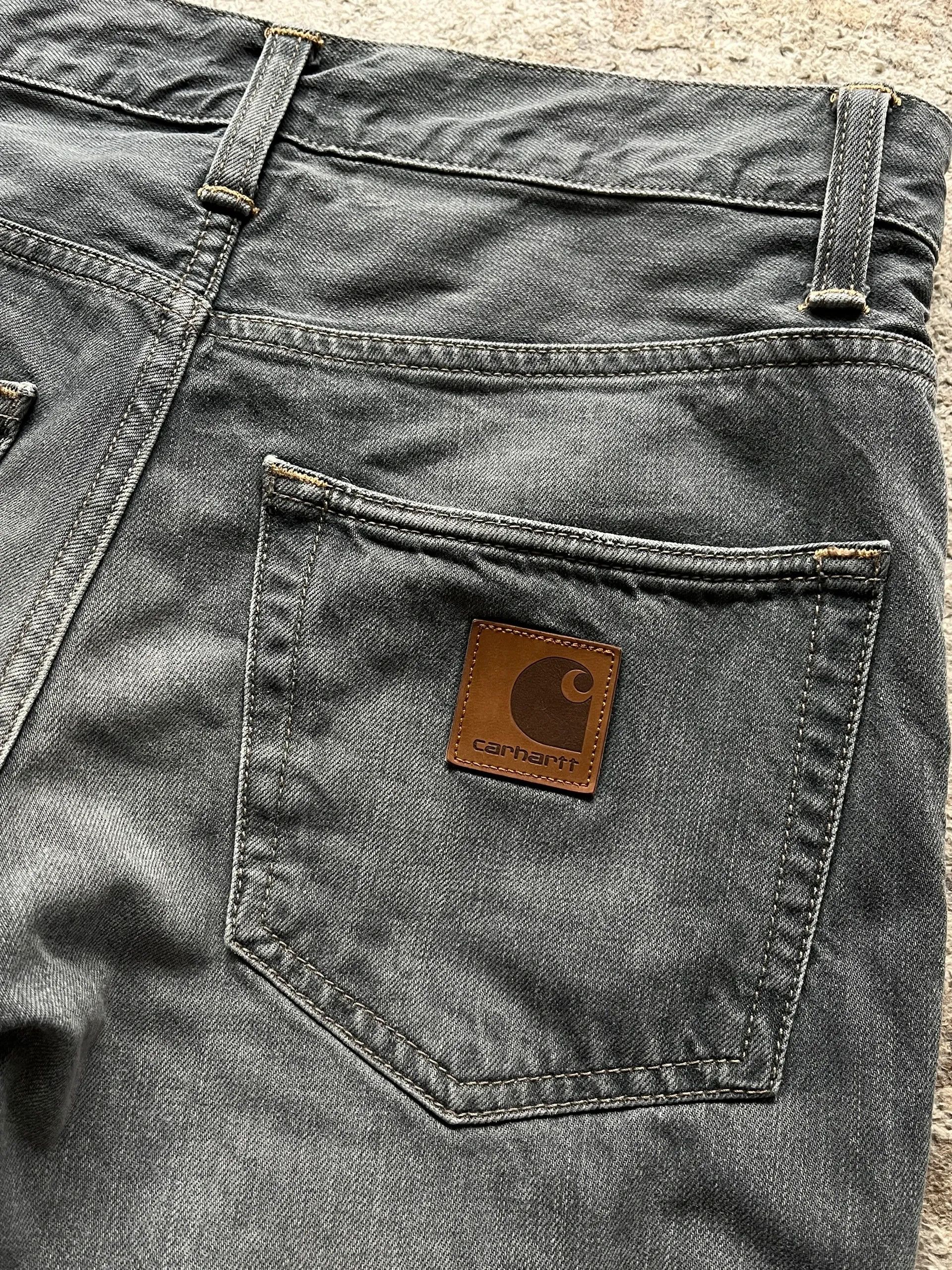 Carhartt Carhartt 2016 Grey Jeans Denim Klondike Pants Sz W 28 L 32 Size US 28 / EU 44 - 10 Thumbnail