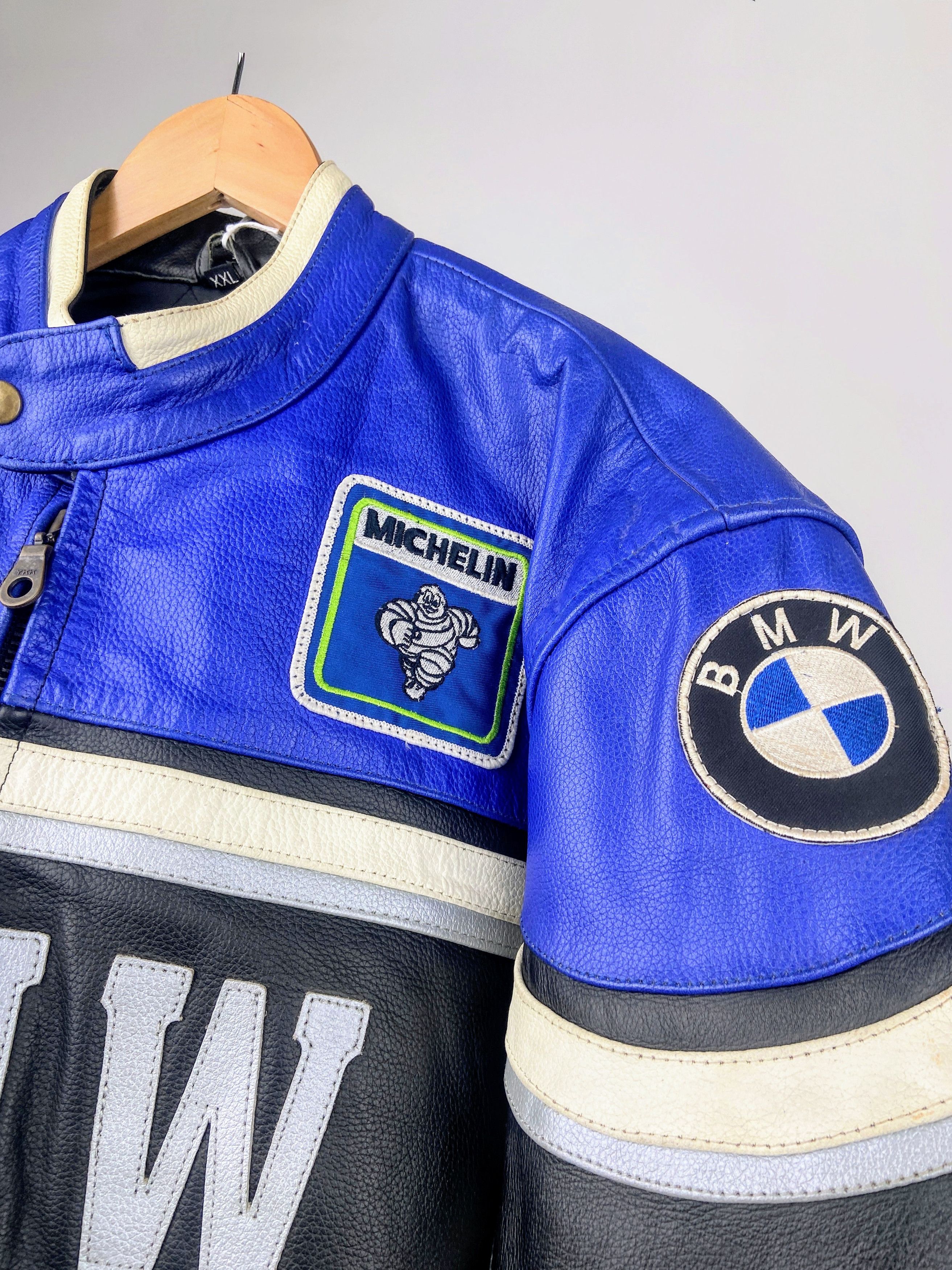 BMW BMW Racing Real Leather Jacket Vintage Outerwear Size M / US 6-8 / IT 42-44 - 3 Thumbnail