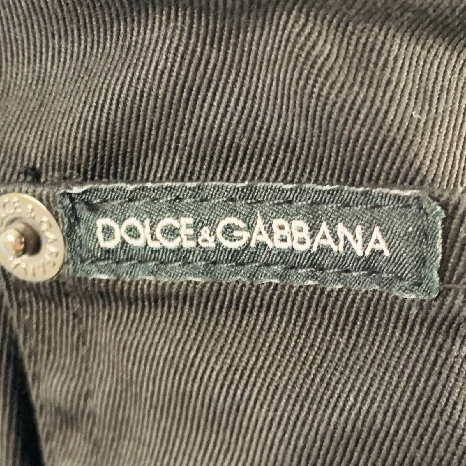 Dolce & Gabbana DOLCE & GABBANA Black Cotton Blend Jean Cut Casual Pants Size US 36 / EU 52 - 3 Thumbnail