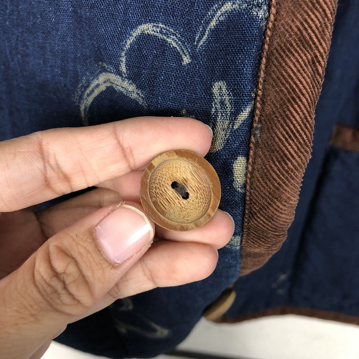 45rpm 📌Vintage Indigo Denim Button Chore Jacket Japan Made Size US M / EU 48-50 / 2 - 17 Thumbnail