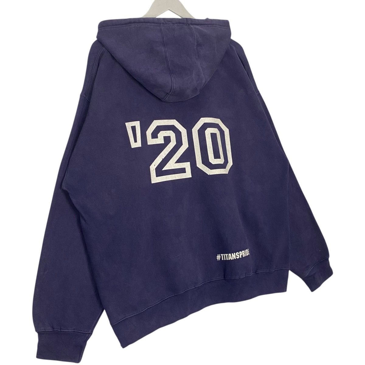 Vintage Vintage Spread Shirt Men Hoodie Embroidered Navy Blue Size US XL / EU 56 / 4 - 7 Thumbnail