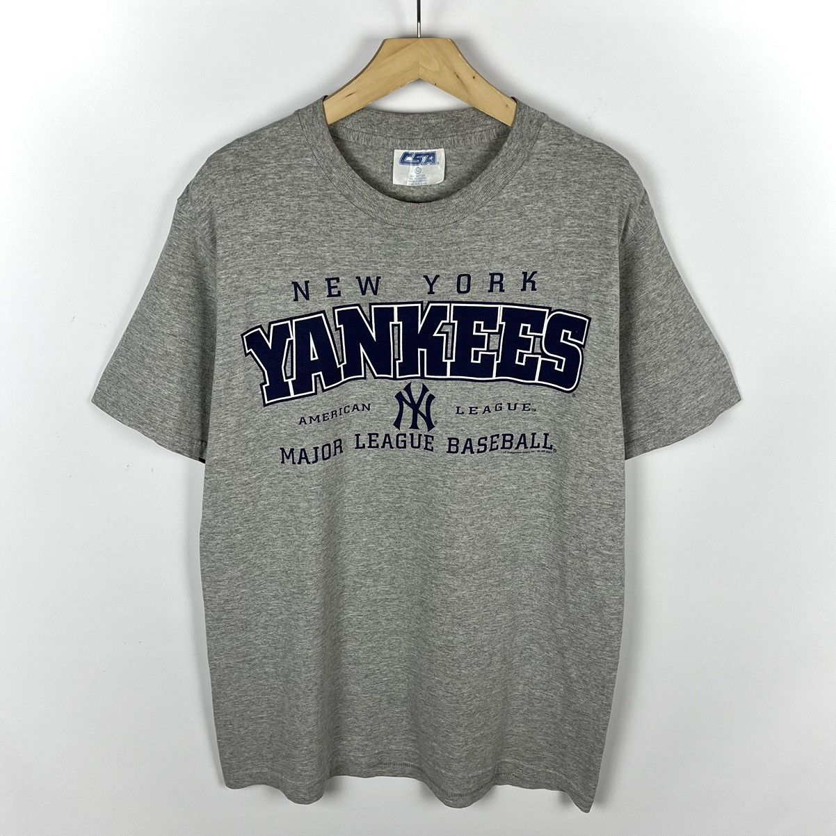 MLB Vintage New York Yankees MLB big logo y2k tee 2001 Size US M / EU 48-50 / 2 - 1 Thumbnail
