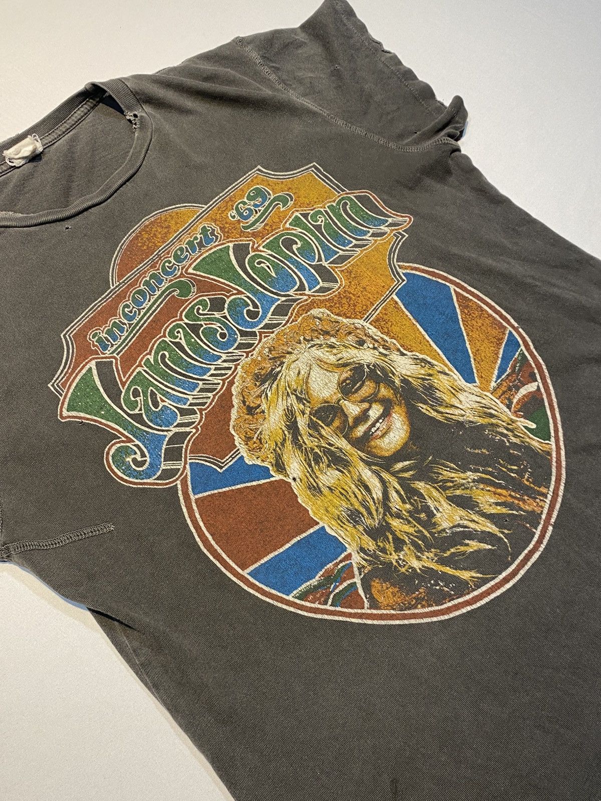 Band Tees Vintage Thrashed Janis Joplin Graphic Tee Size US M / EU 48-50 / 2 - 1 Thumbnail