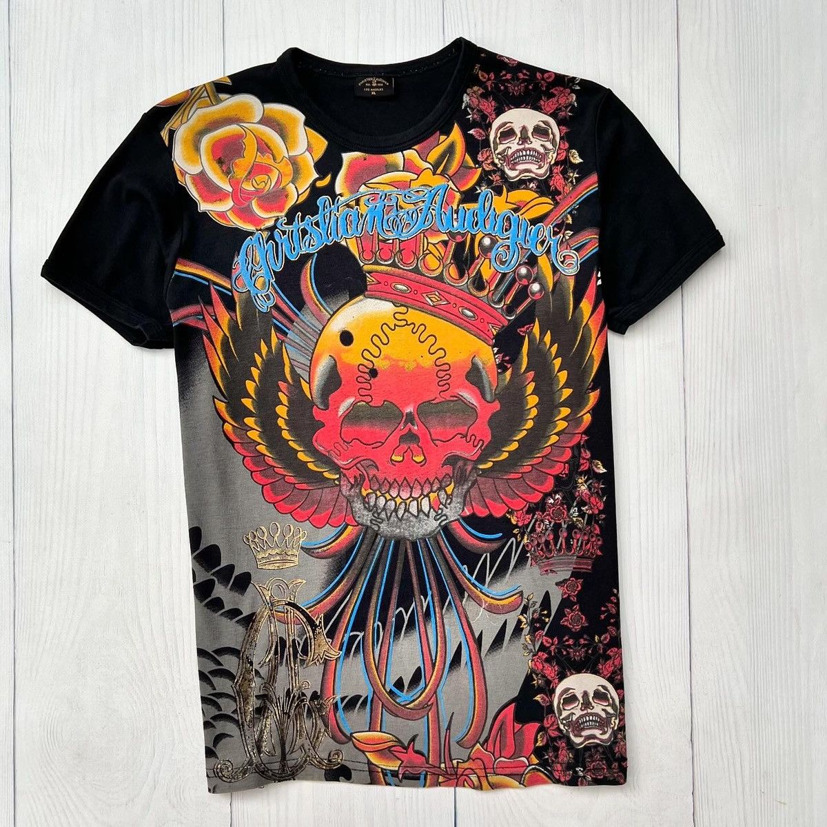 Christian Audigier Ed Hardy Christian Audigier t-shirt vintage Size US XL / EU 56 / 4 - 1 Thumbnail