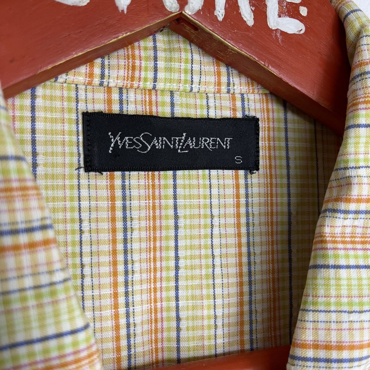 Vintage × Yves Saint Laurent Vintage Yves Saint Laurent Striped Shirt Size US S / EU 44-46 / 1 - 6 Thumbnail