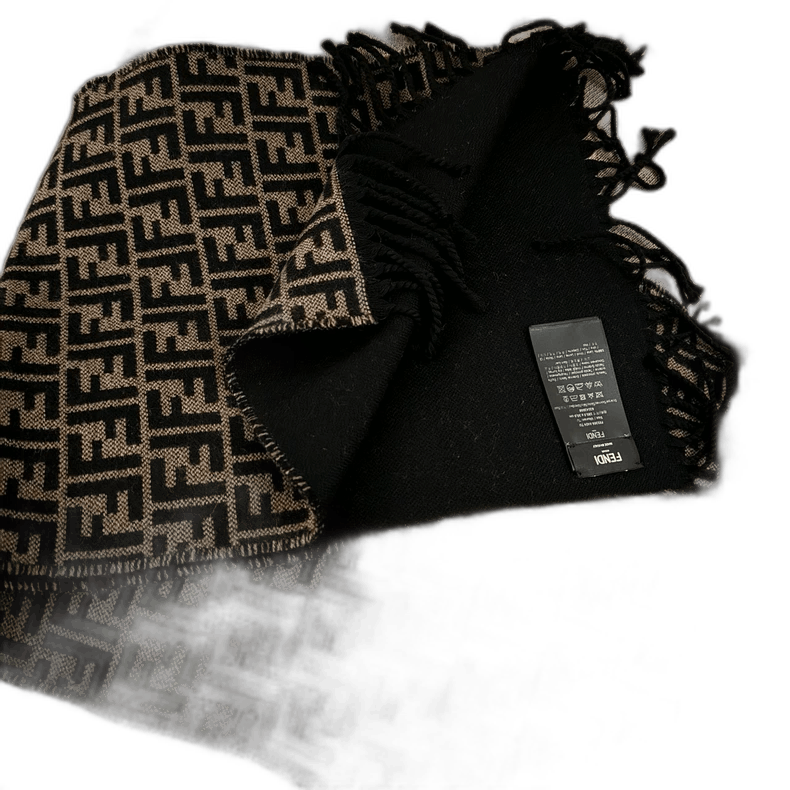 Fendi Fendi Logo Fringed Scarf Size ONE SIZE - 1 Thumbnail