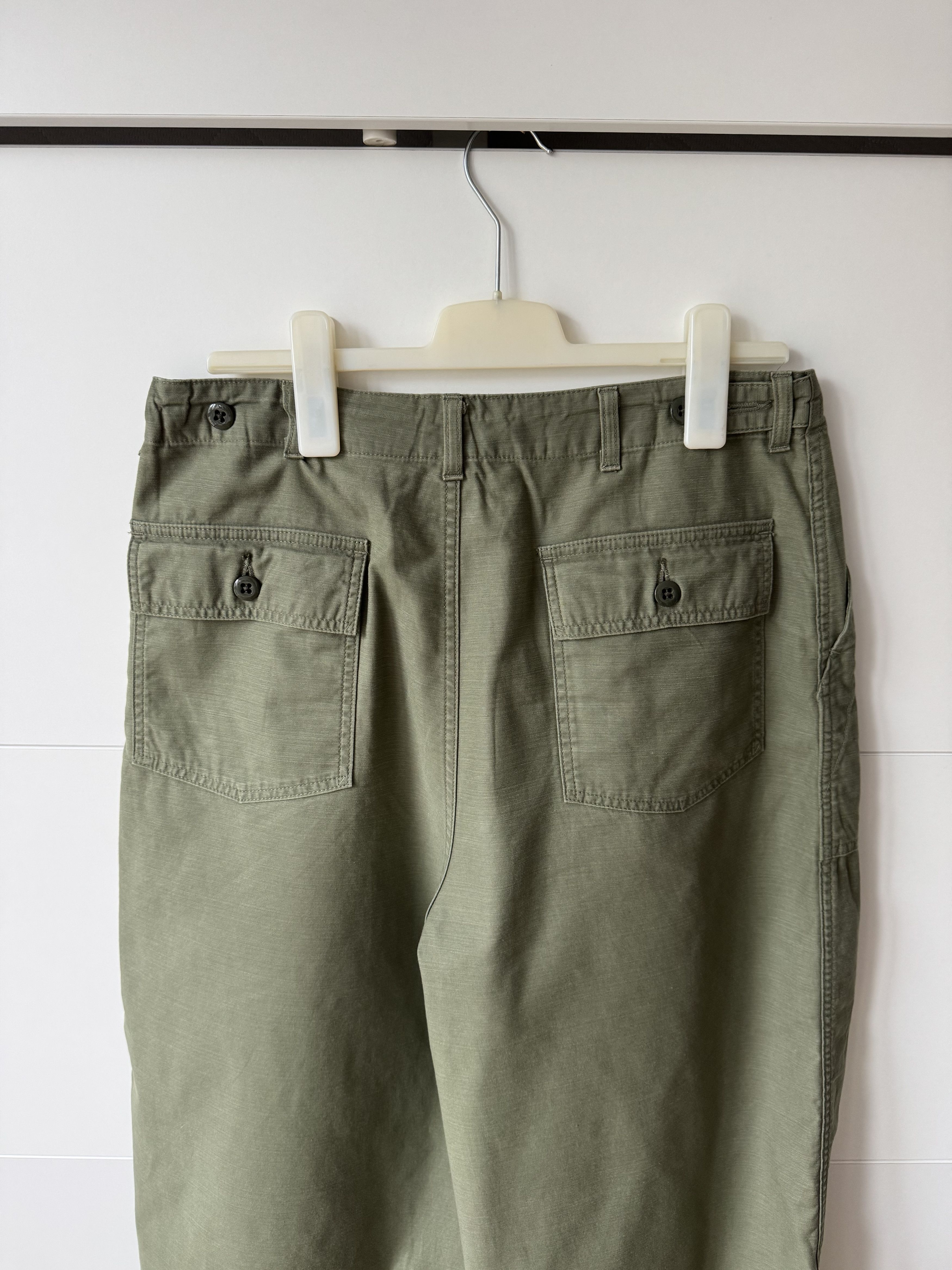Needles [M] H.D. Pant Fatigue in Olive (SS23) Size US 30 / EU 46 - 4 Thumbnail