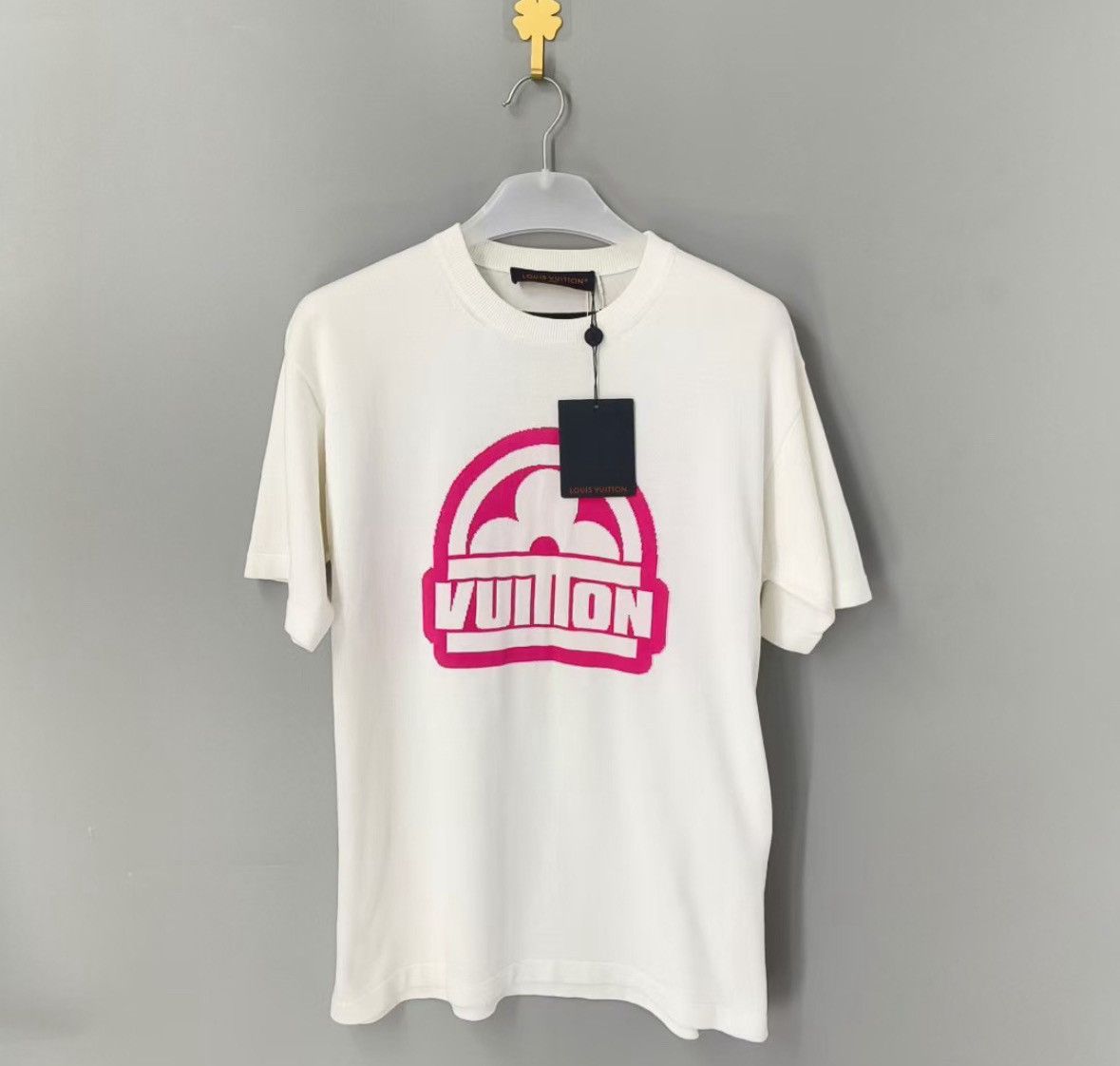Louis Vuitton Louis Vuitton Portrait Letter Print Logo Knit Short Sleeve Size US M / EU 48-50 / 2 - 1 Thumbnail