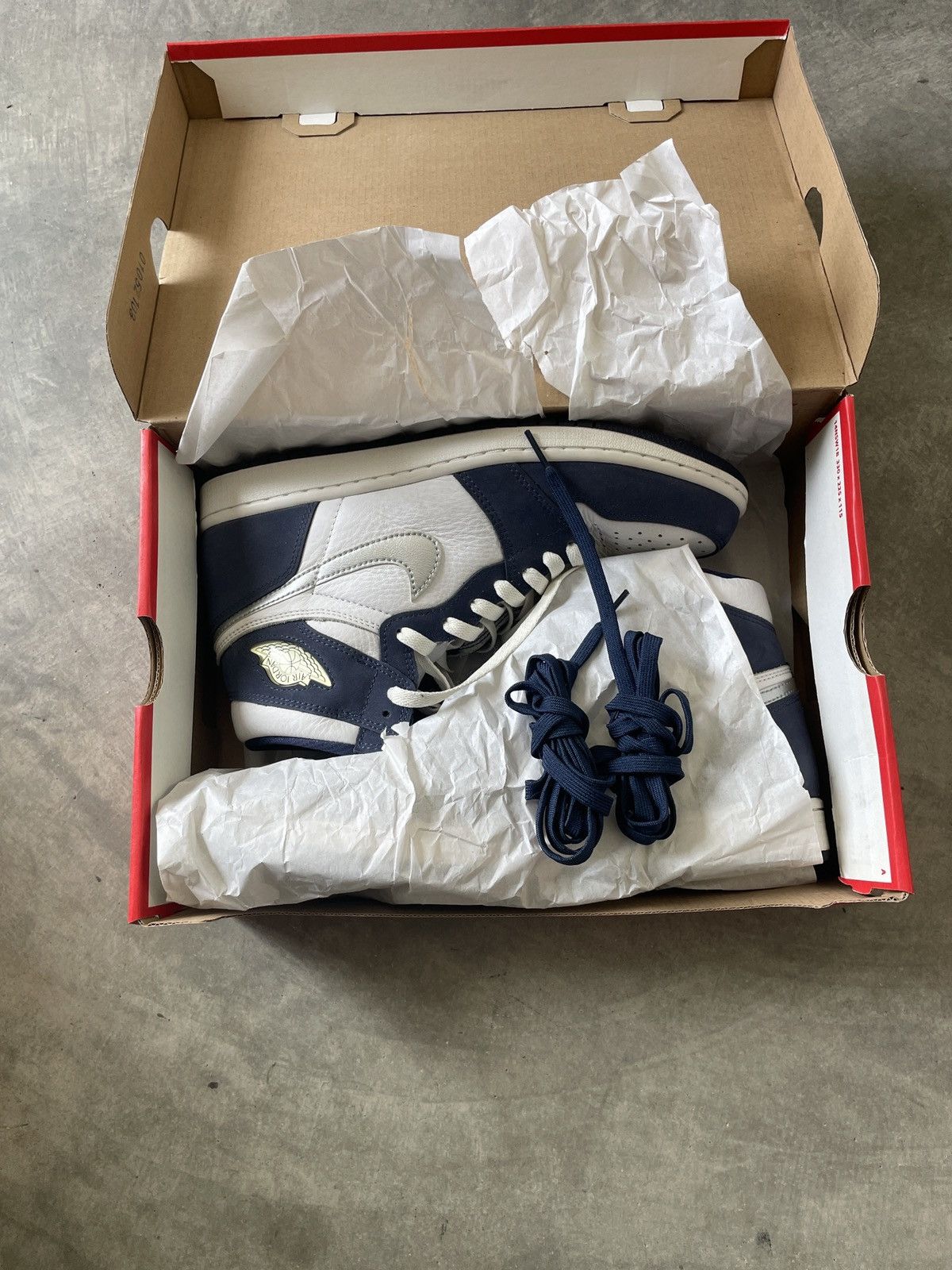 Jordan Brand Jordan 1 Retro Highs CO.JP Midnight Navy Size US 10 / EU 43 - 9 Thumbnail
