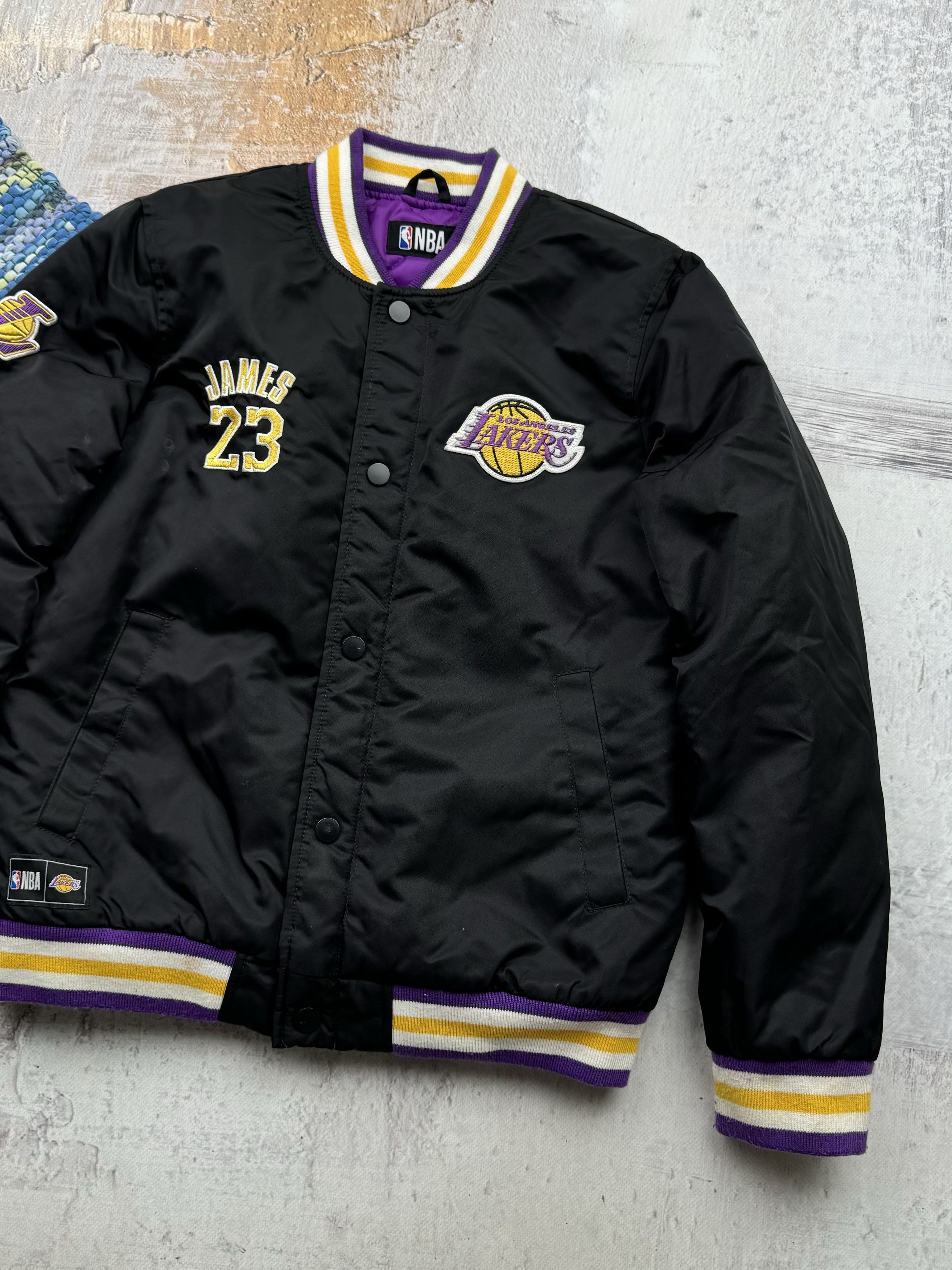 NBA NBA Vintage Bomber Jacket (123) Size S / US 4 / IT 40 - 3 Thumbnail